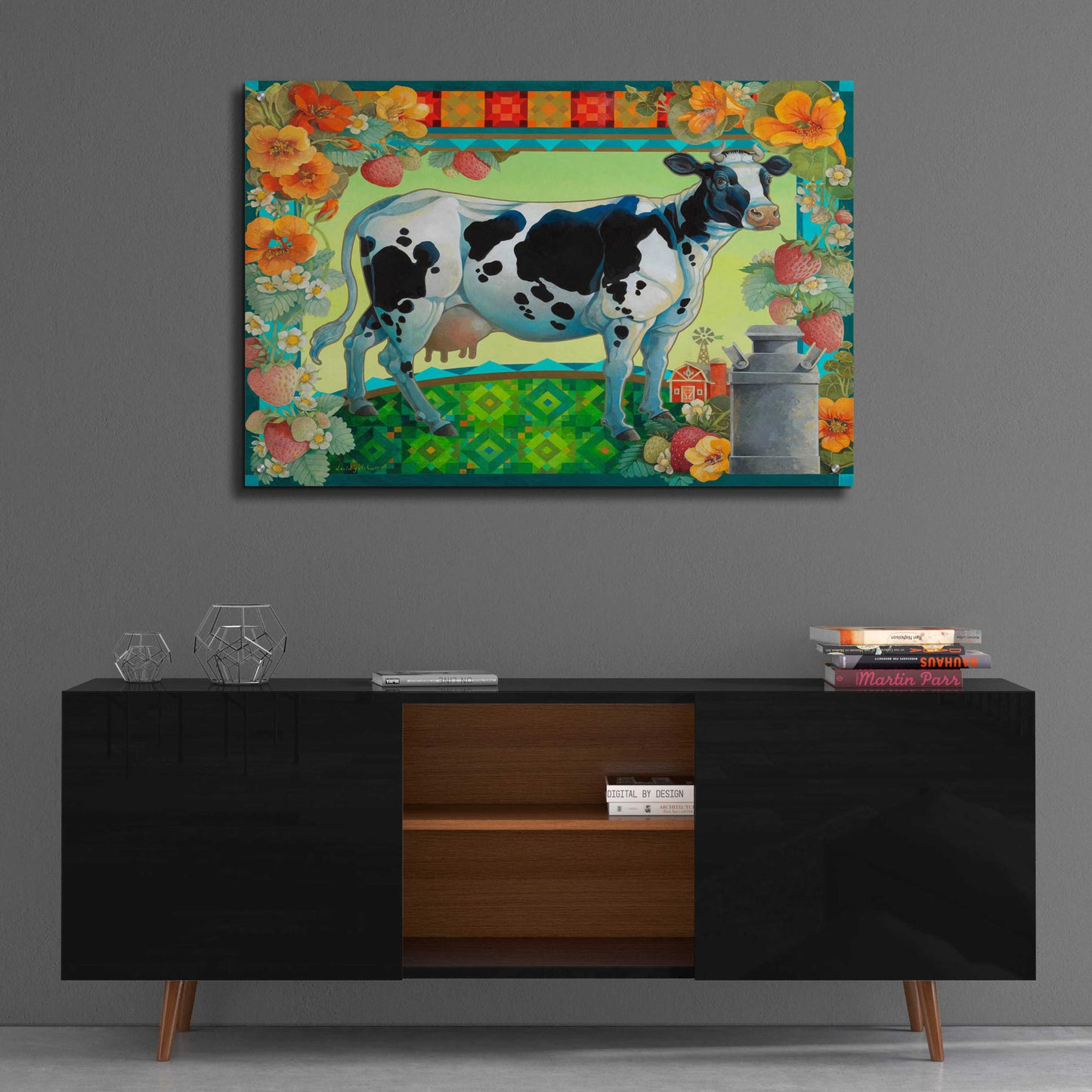 Epic Art 'In the Pasture' by David Galchutt, Acrylic Glass Wall Art,36x24