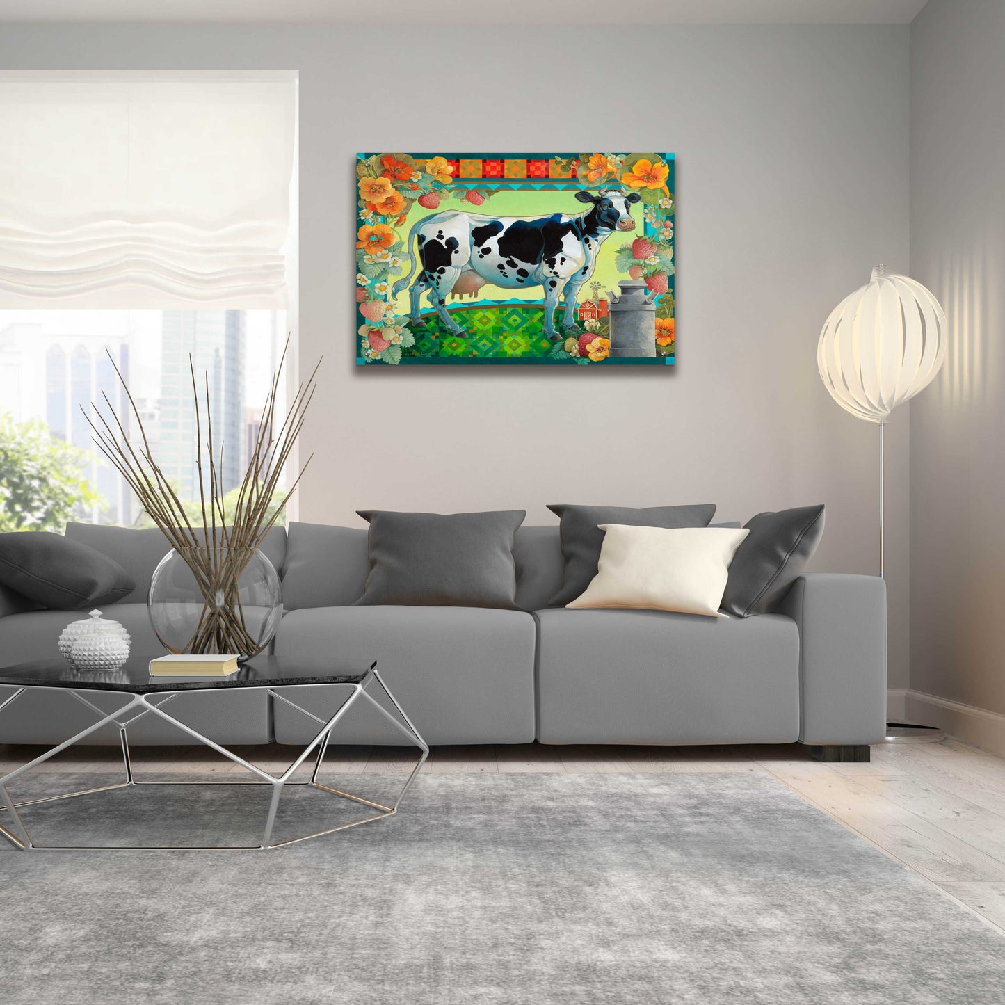 Epic Art 'In the Pasture' by David Galchutt, Acrylic Glass Wall Art,36x24