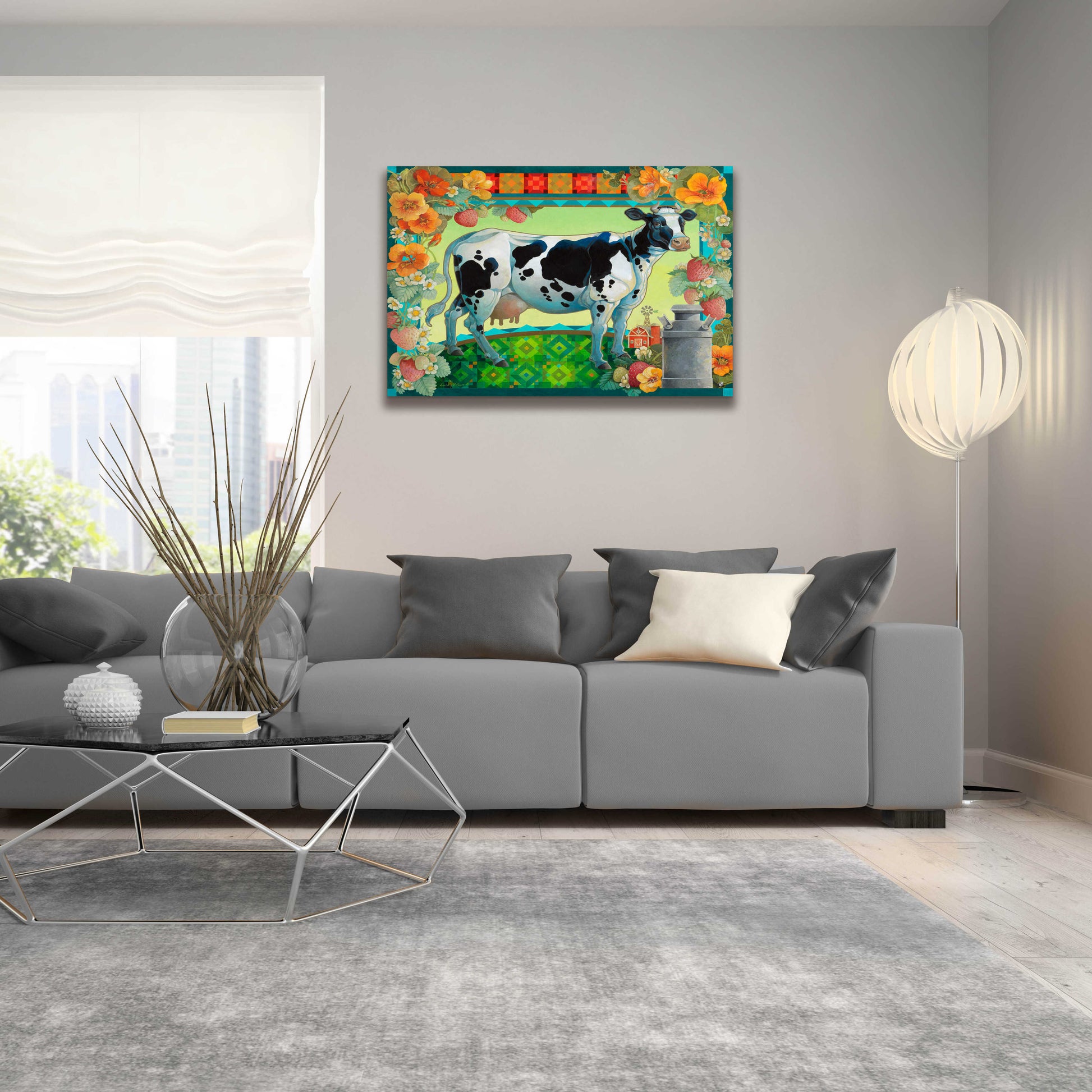 Epic Art 'In the Pasture' by David Galchutt, Acrylic Glass Wall Art,36x24