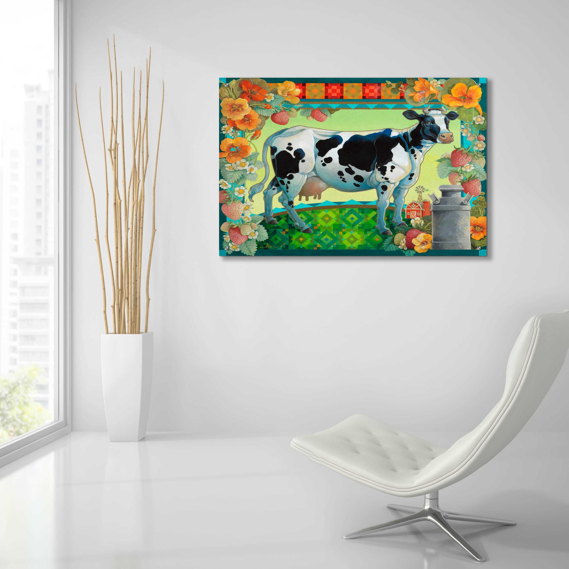 Epic Art 'In the Pasture' by David Galchutt, Acrylic Glass Wall Art,36x24