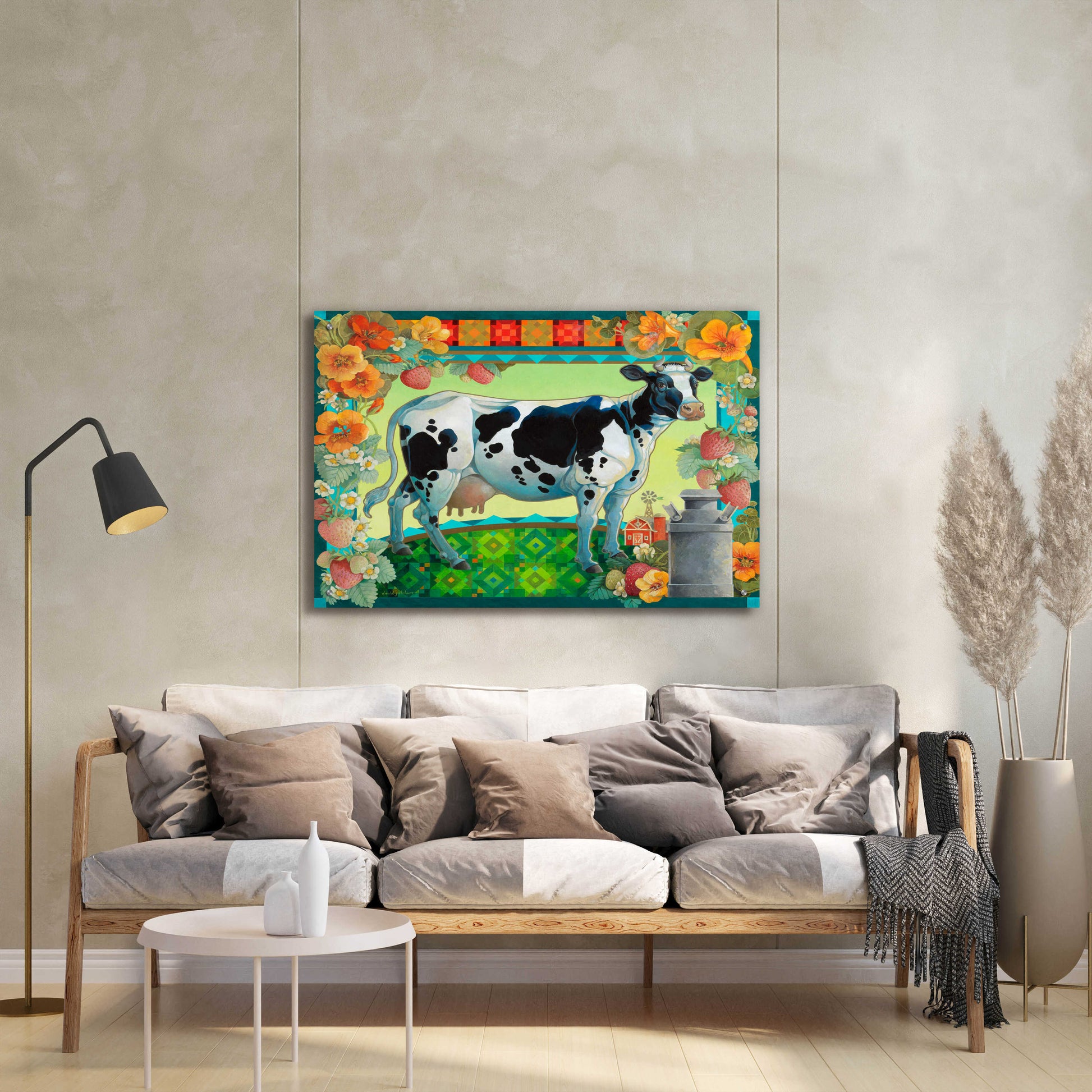 Epic Art 'In the Pasture' by David Galchutt, Acrylic Glass Wall Art,36x24