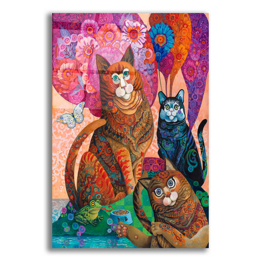 Epic Art 'Feline Fotobomb' by David Galchutt, Acrylic Glass Wall Art