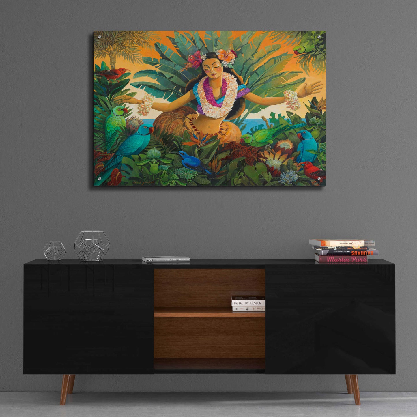 Epic Art 'Aloha' by David Galchutt, Acrylic Glass Wall Art,36x24