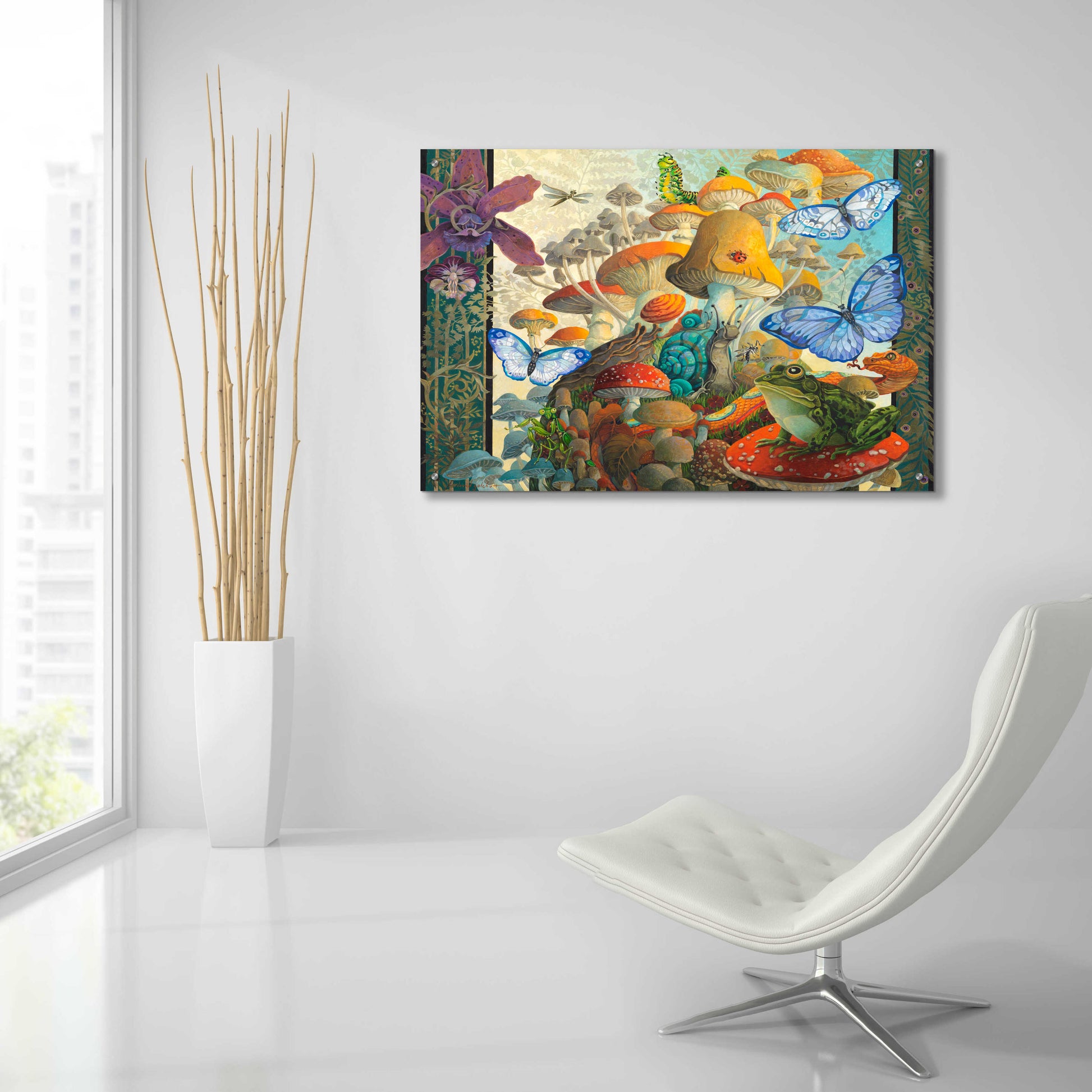 Epic Art 'Micro Dramas' by David Galchutt, Acrylic Glass Wall Art,36x24