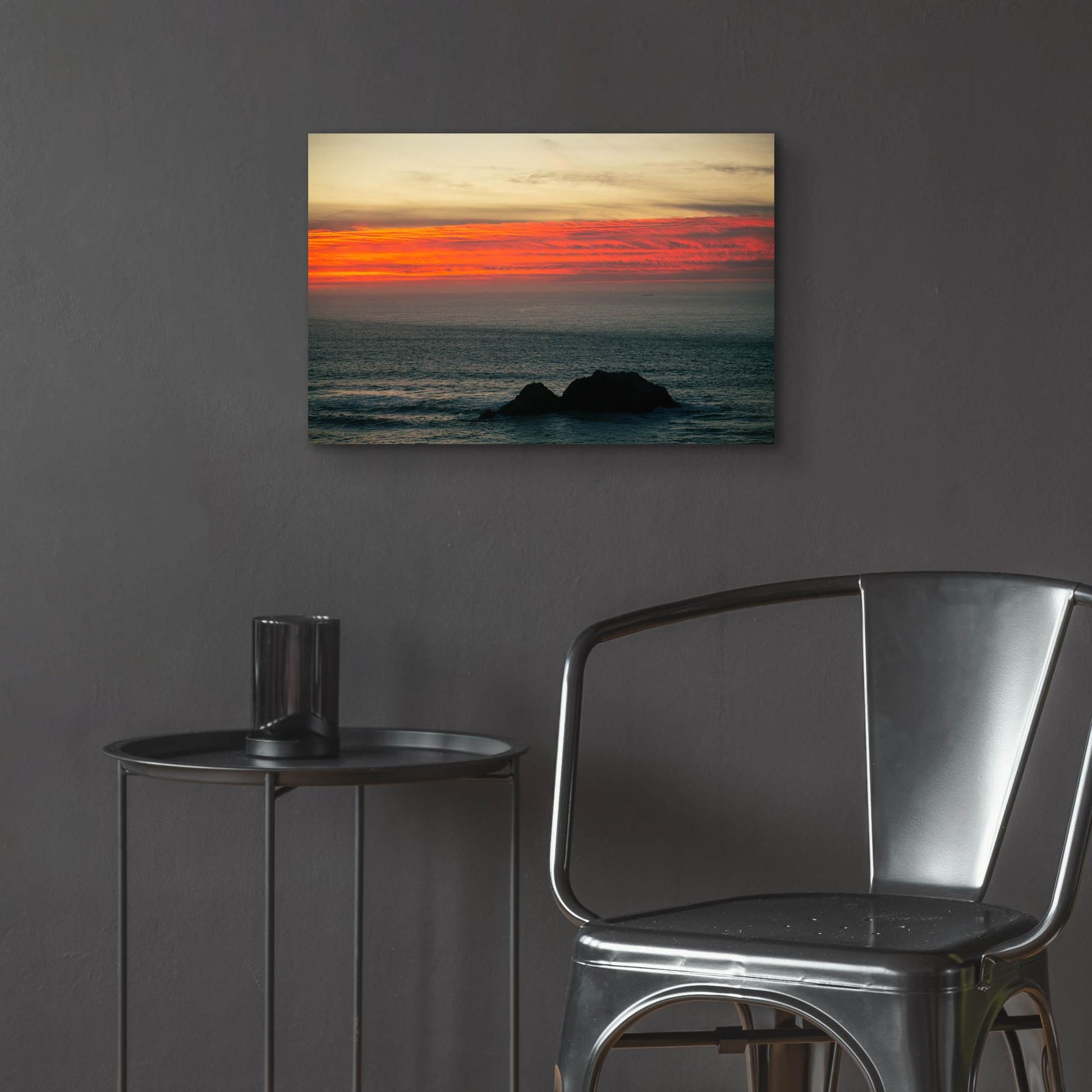 Epic Art 'Burning Sky' by Epic Portfolio, Acrylic Glass Wall Art,24x16