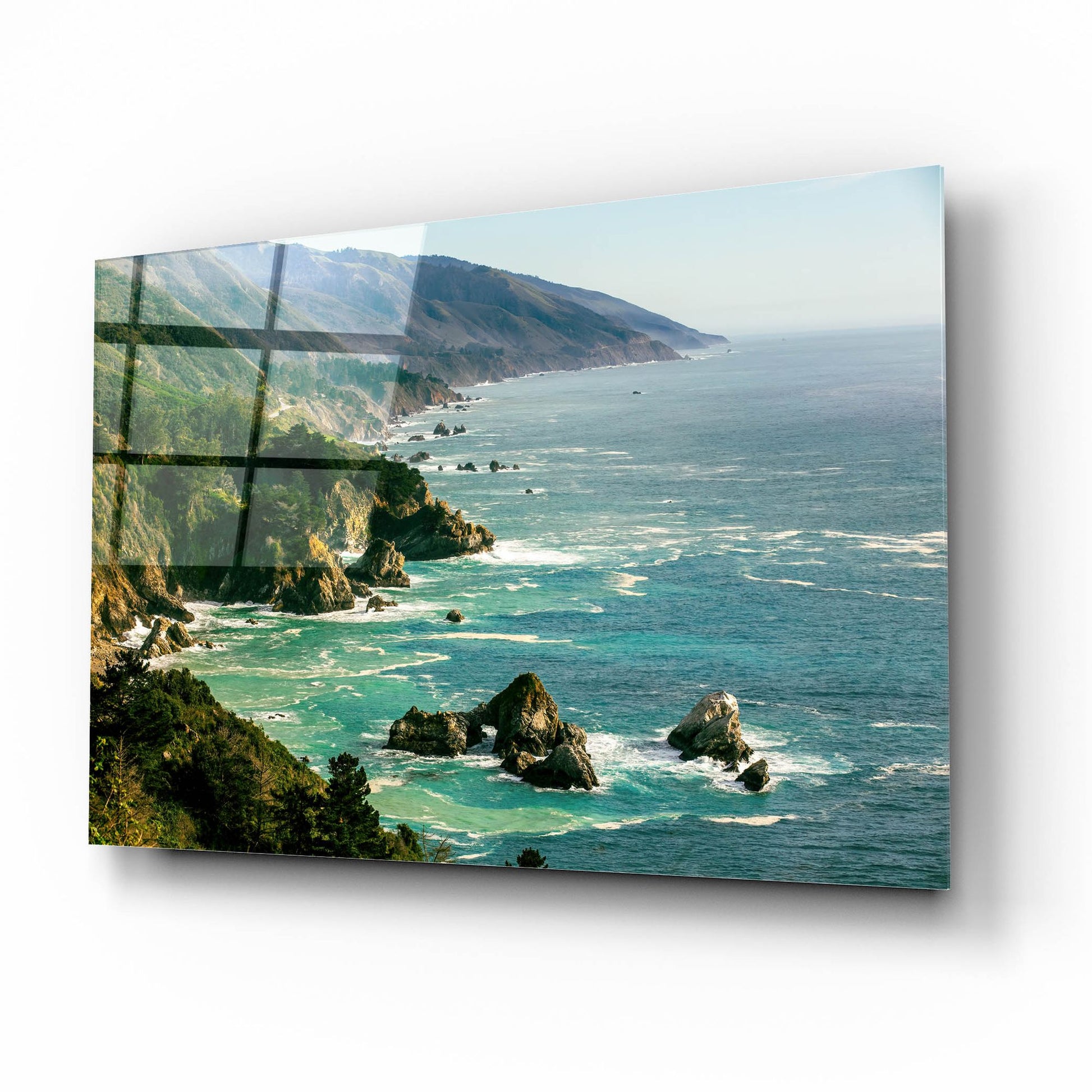 Epic Art 'Cali - Big Sur' by Epic Portfolio, Acrylic Glass Wall Art,16x12