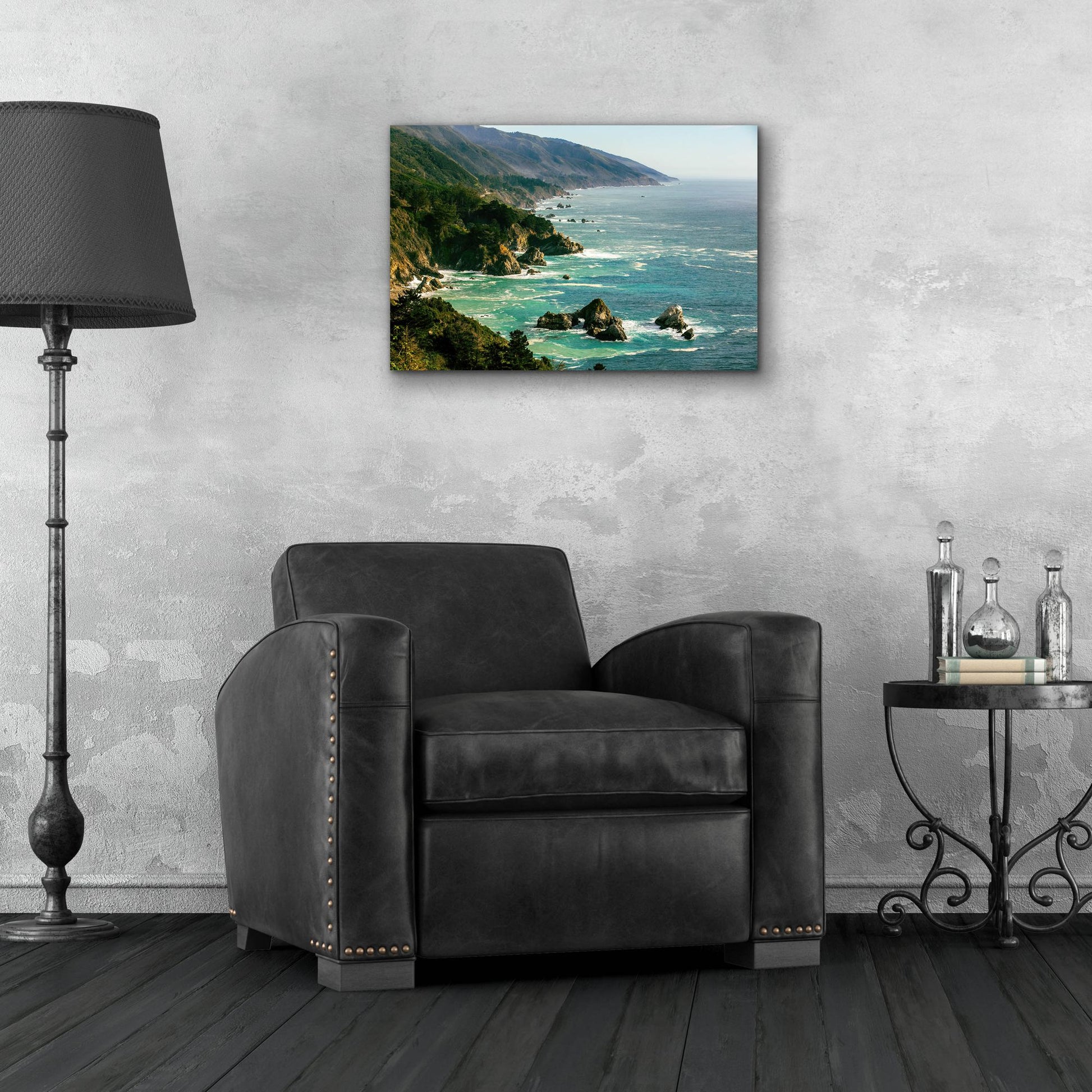 Epic Art 'Cali - Big Sur' by Epic Portfolio, Acrylic Glass Wall Art,24x16