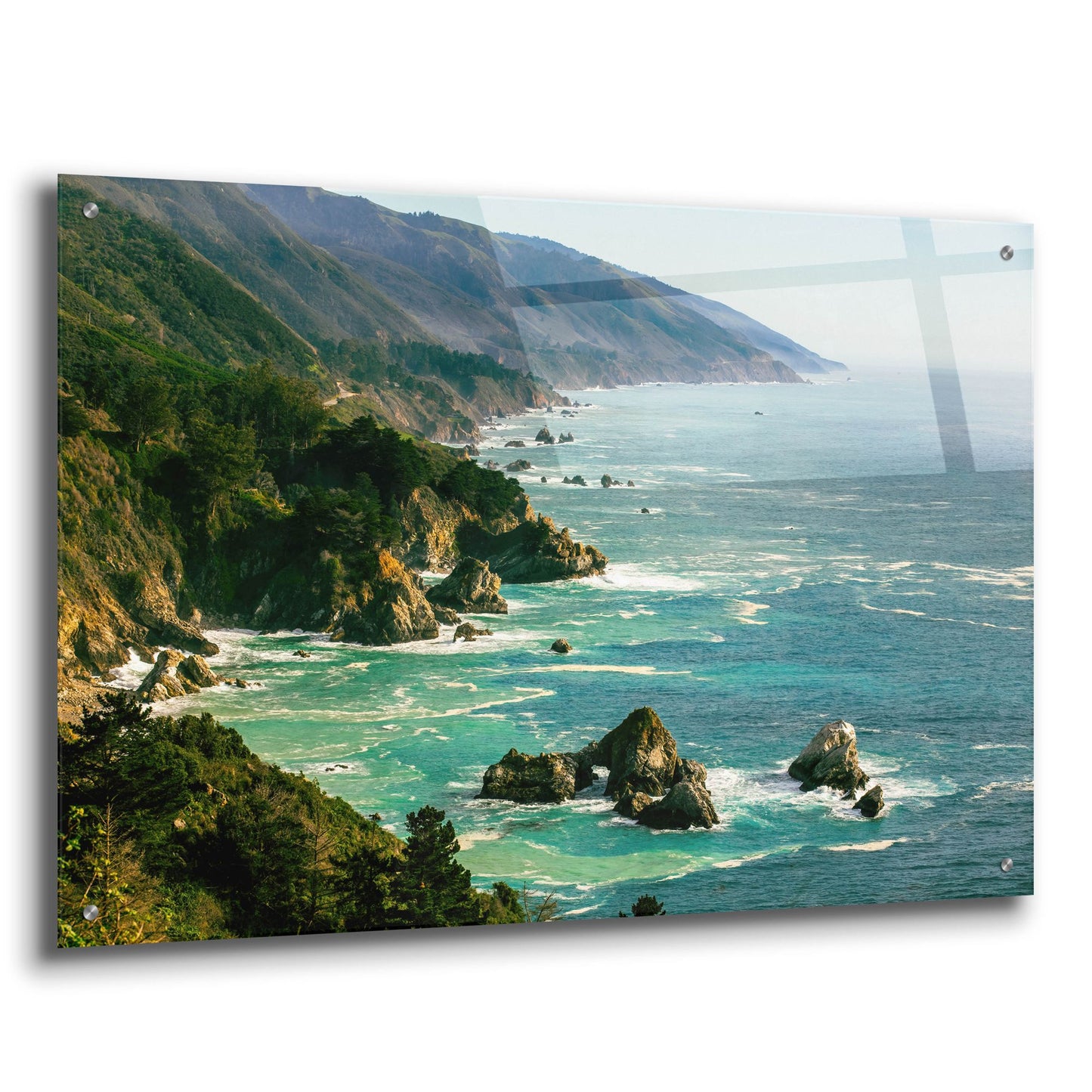 Epic Art 'Cali - Big Sur' by Epic Portfolio, Acrylic Glass Wall Art,36x24