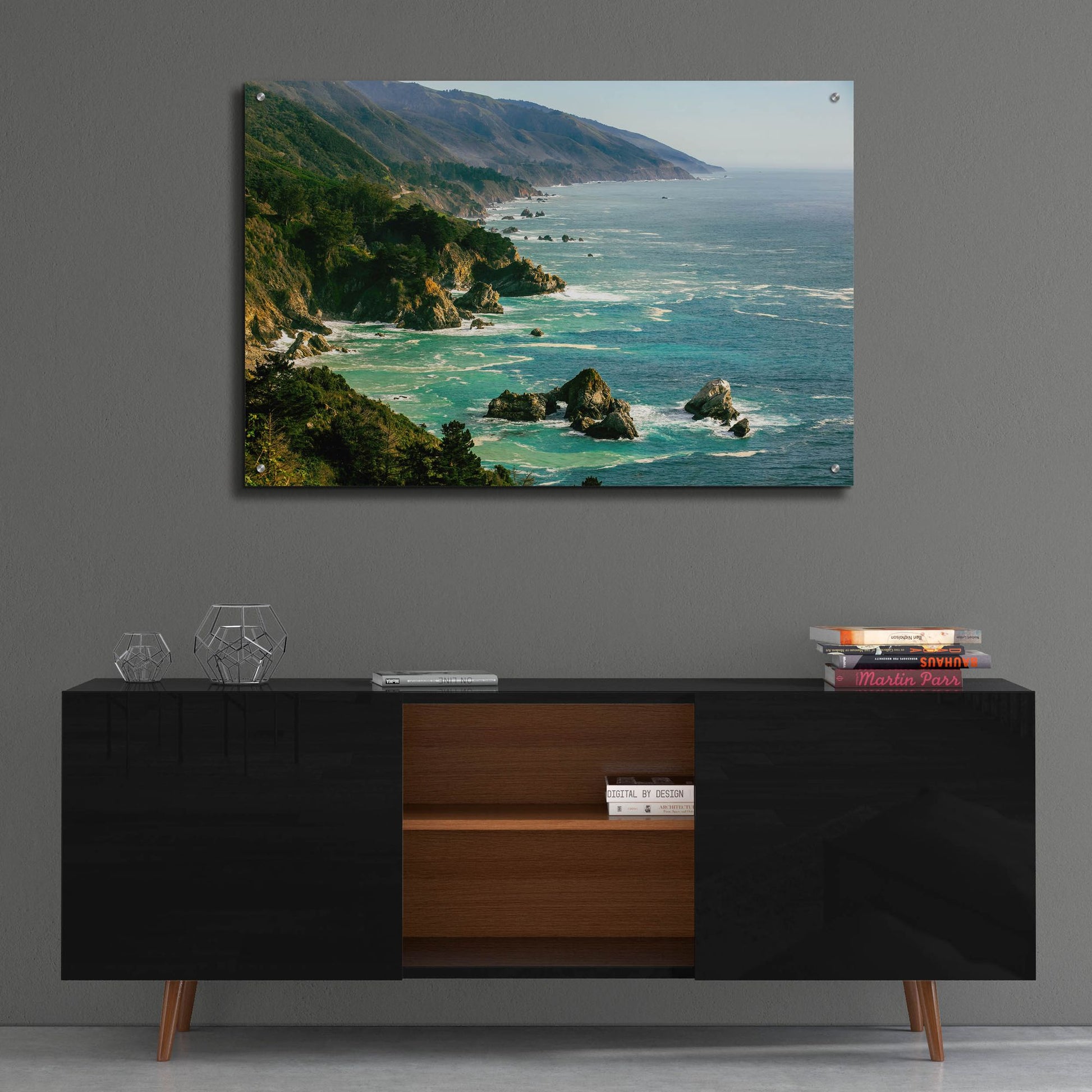 Epic Art 'Cali - Big Sur' by Epic Portfolio, Acrylic Glass Wall Art,36x24