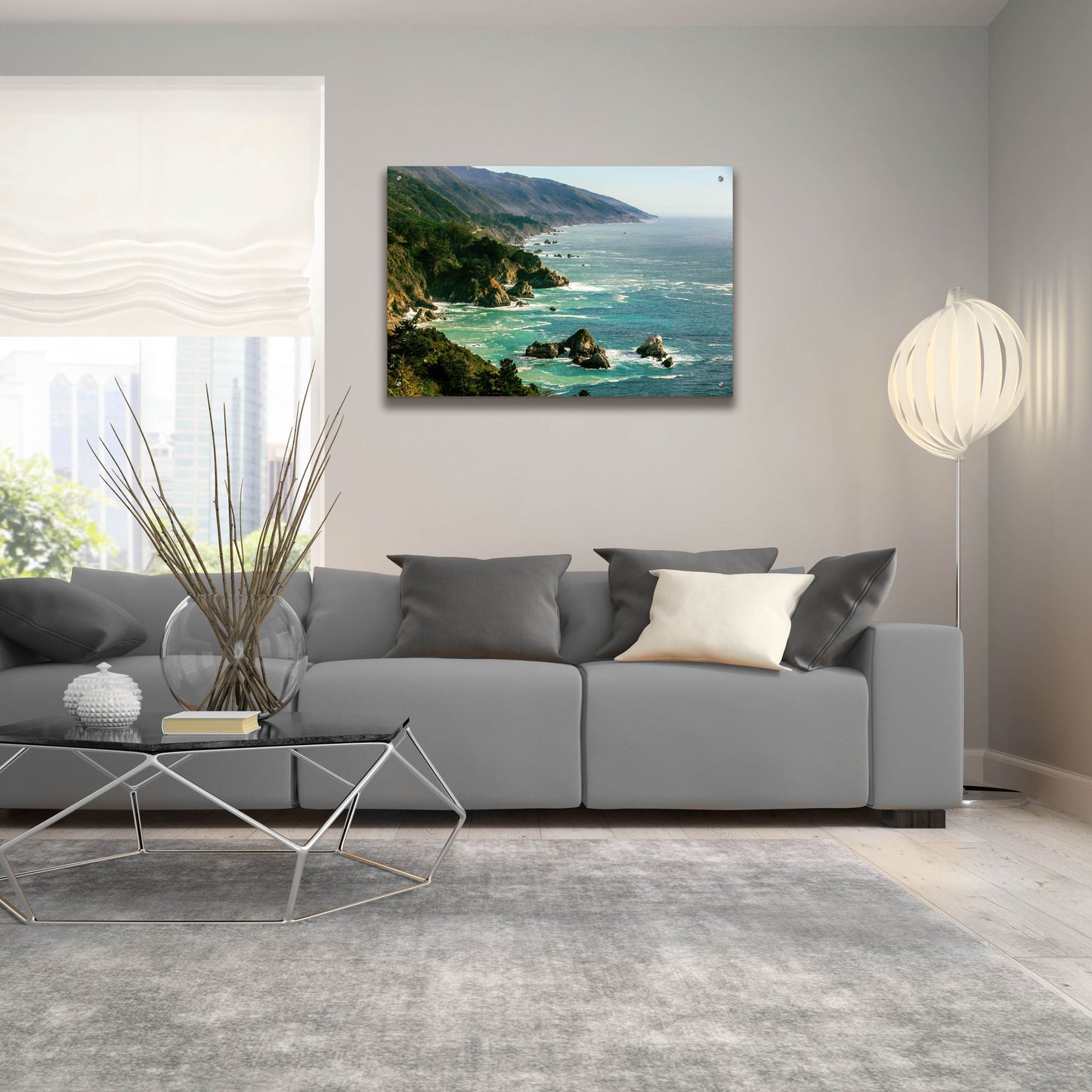 Epic Art 'Cali - Big Sur' by Epic Portfolio, Acrylic Glass Wall Art,36x24