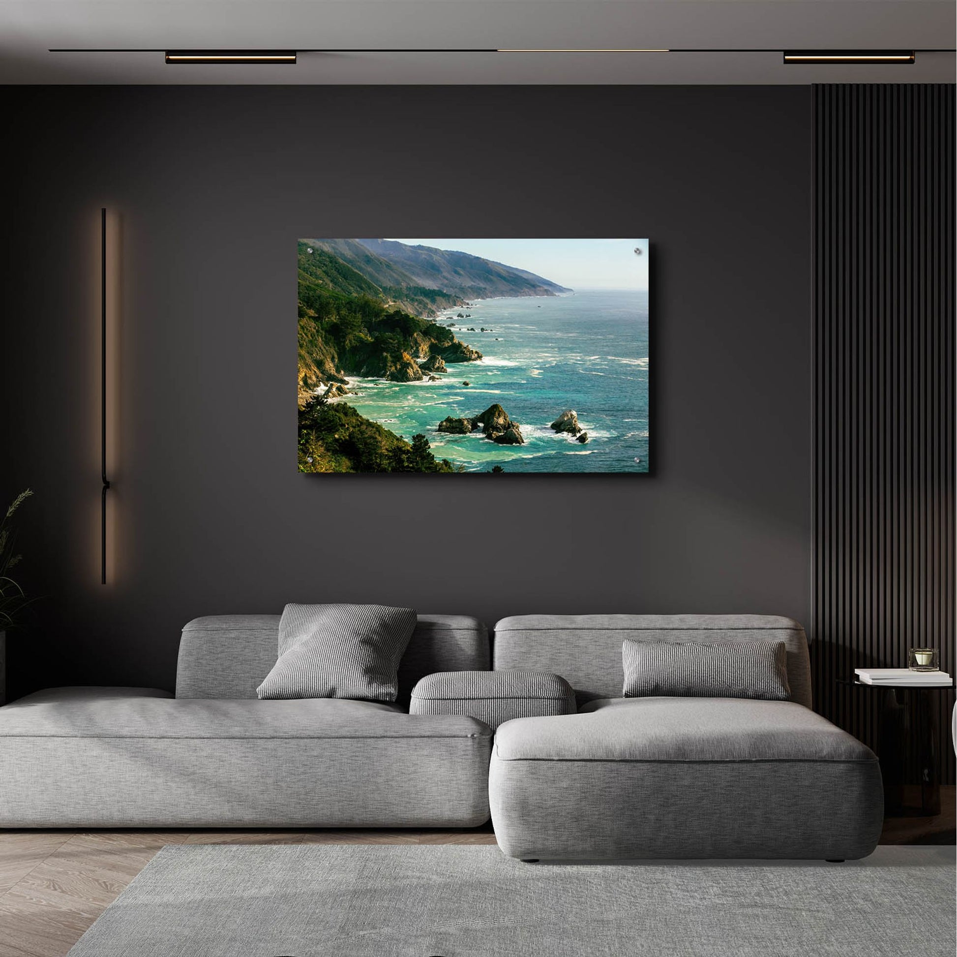 Epic Art 'Cali - Big Sur' by Epic Portfolio, Acrylic Glass Wall Art,36x24