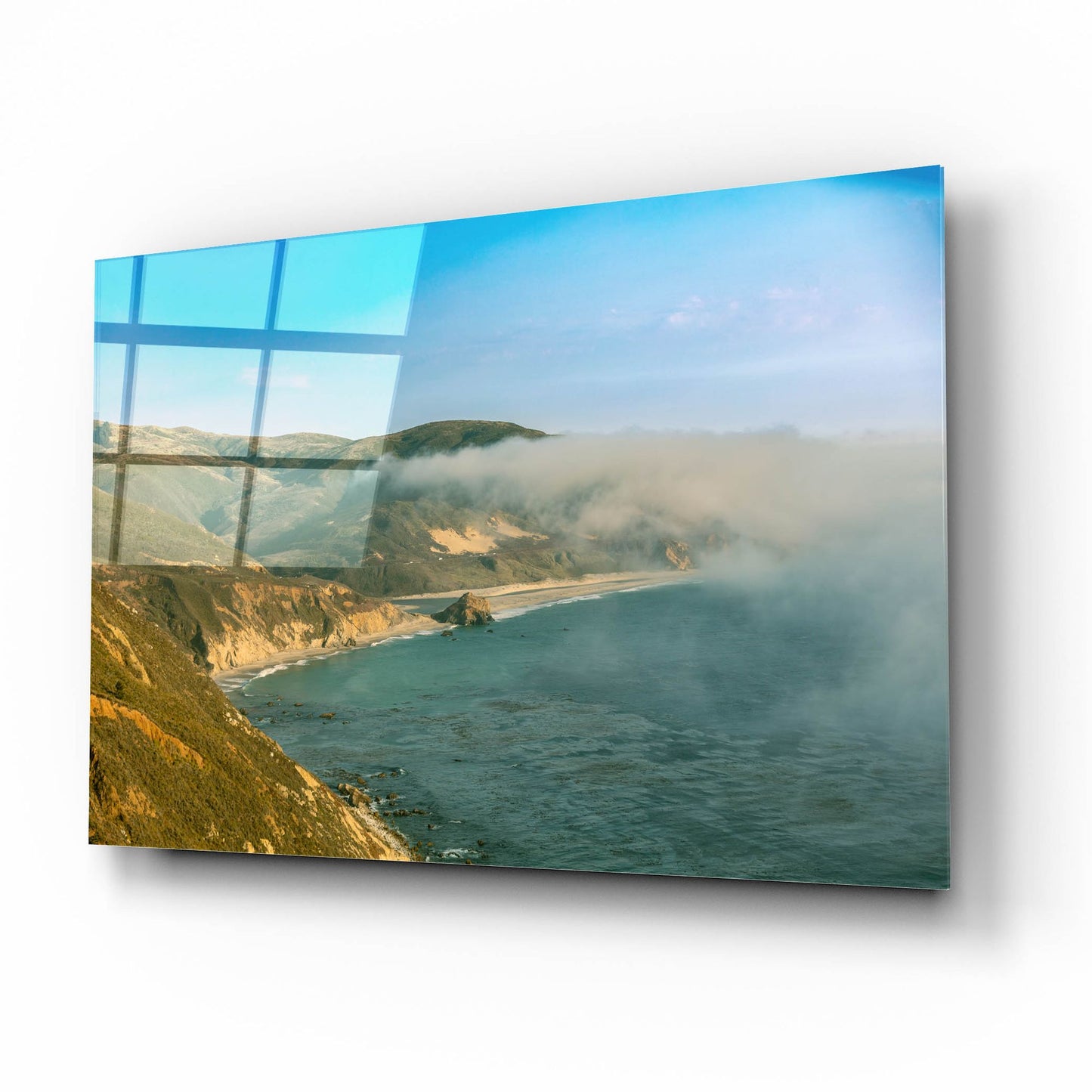 Epic Art 'Cali - HWY 1 Marine Fog' by Epic Portfolio, Acrylic Glass Wall Art,16x12