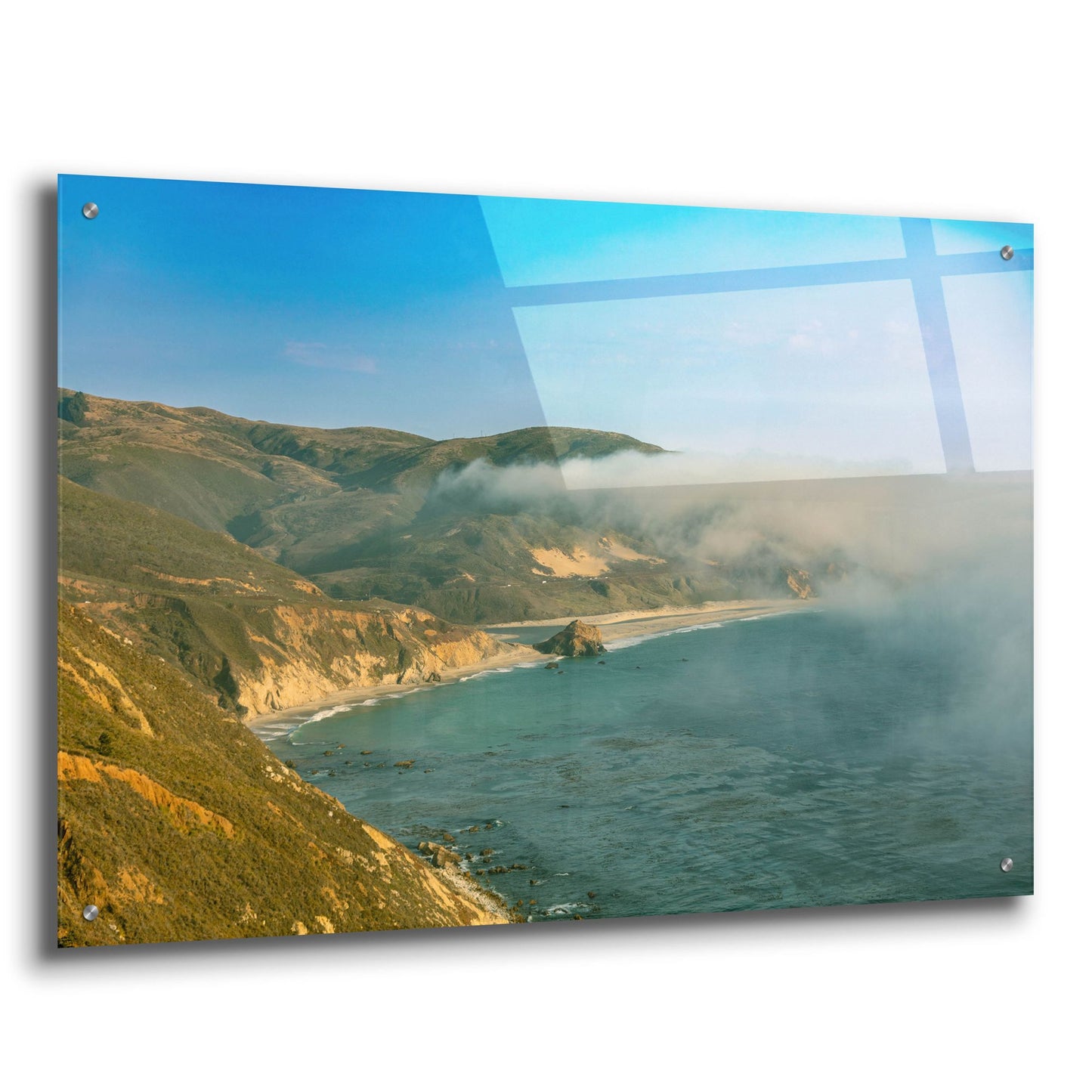 Epic Art 'Cali - HWY 1 Marine Fog' by Epic Portfolio, Acrylic Glass Wall Art,36x24