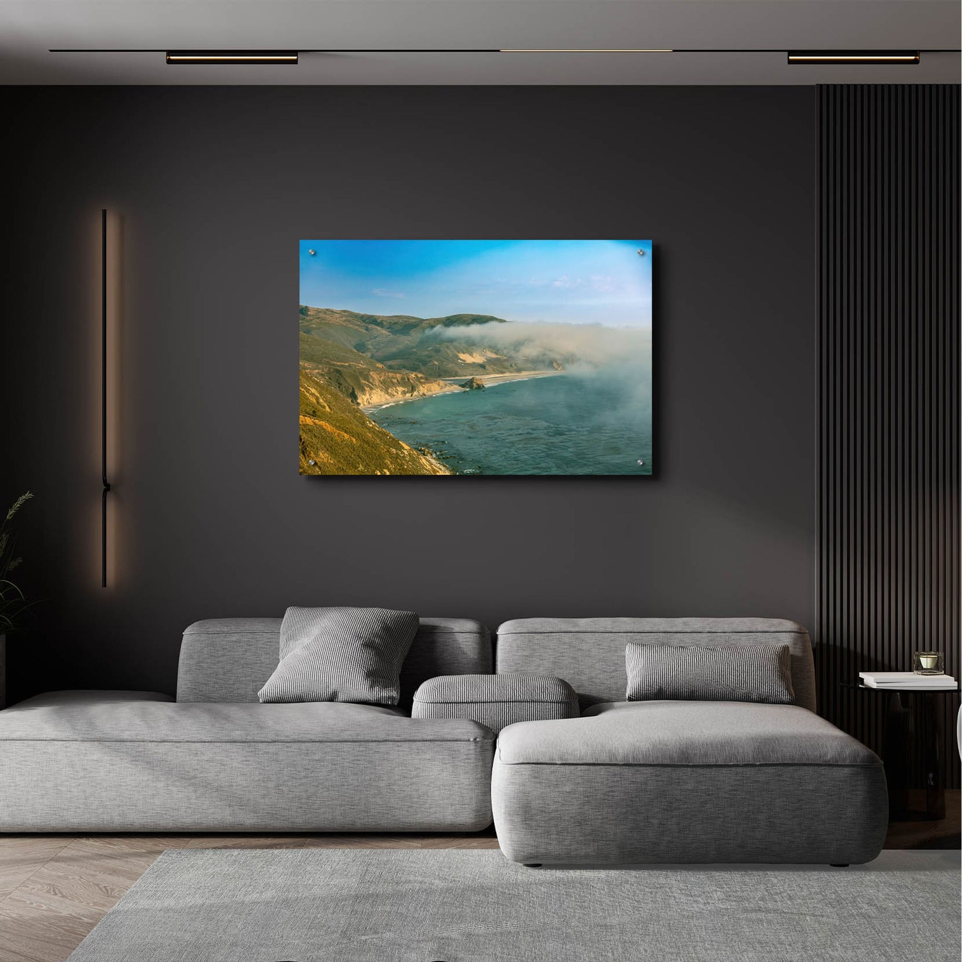 Epic Art 'Cali - HWY 1 Marine Fog' by Epic Portfolio, Acrylic Glass Wall Art,36x24