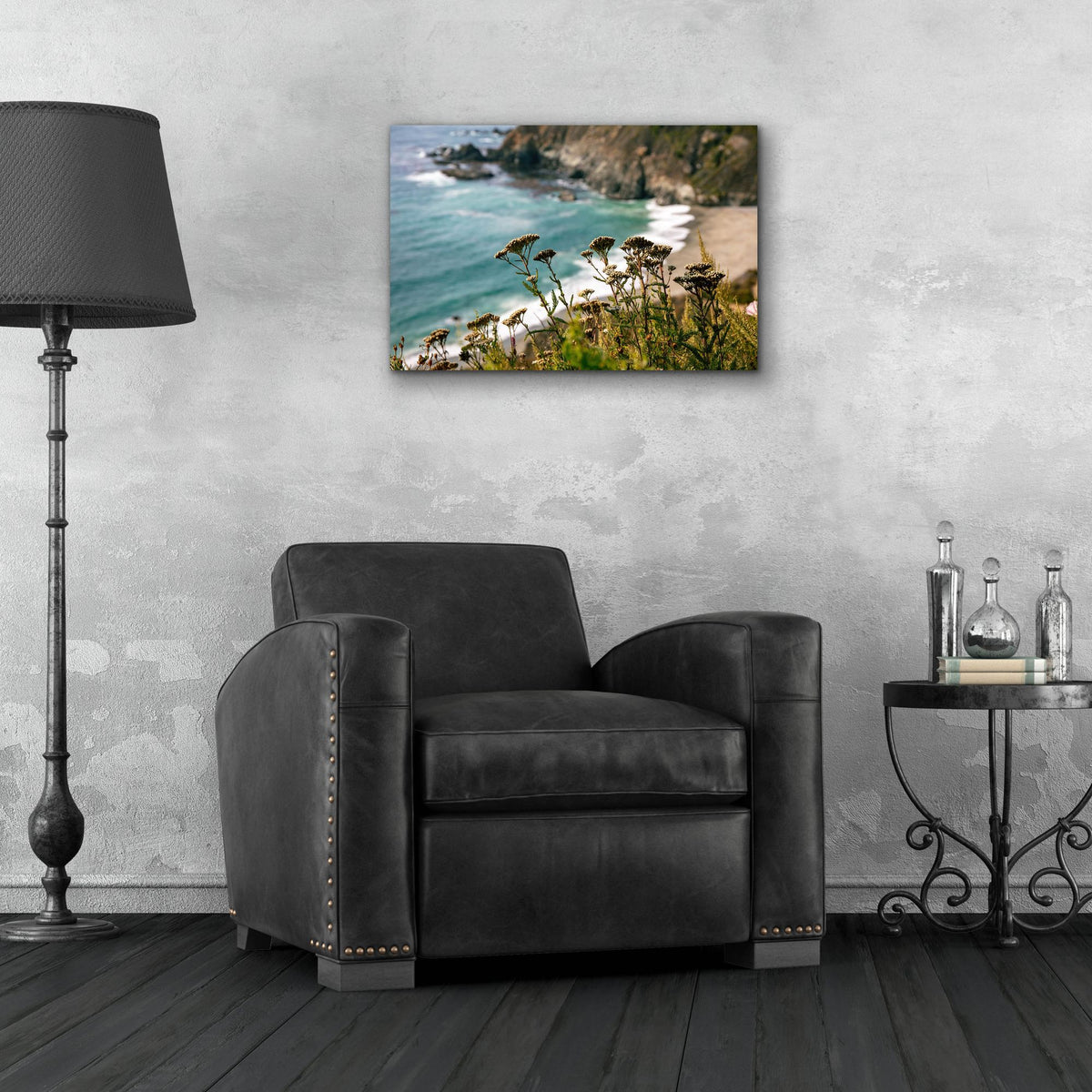 Epic Art 'California - Coast Grass' by Epic Portfolio, Acrylic Glass Wall Art,24x16