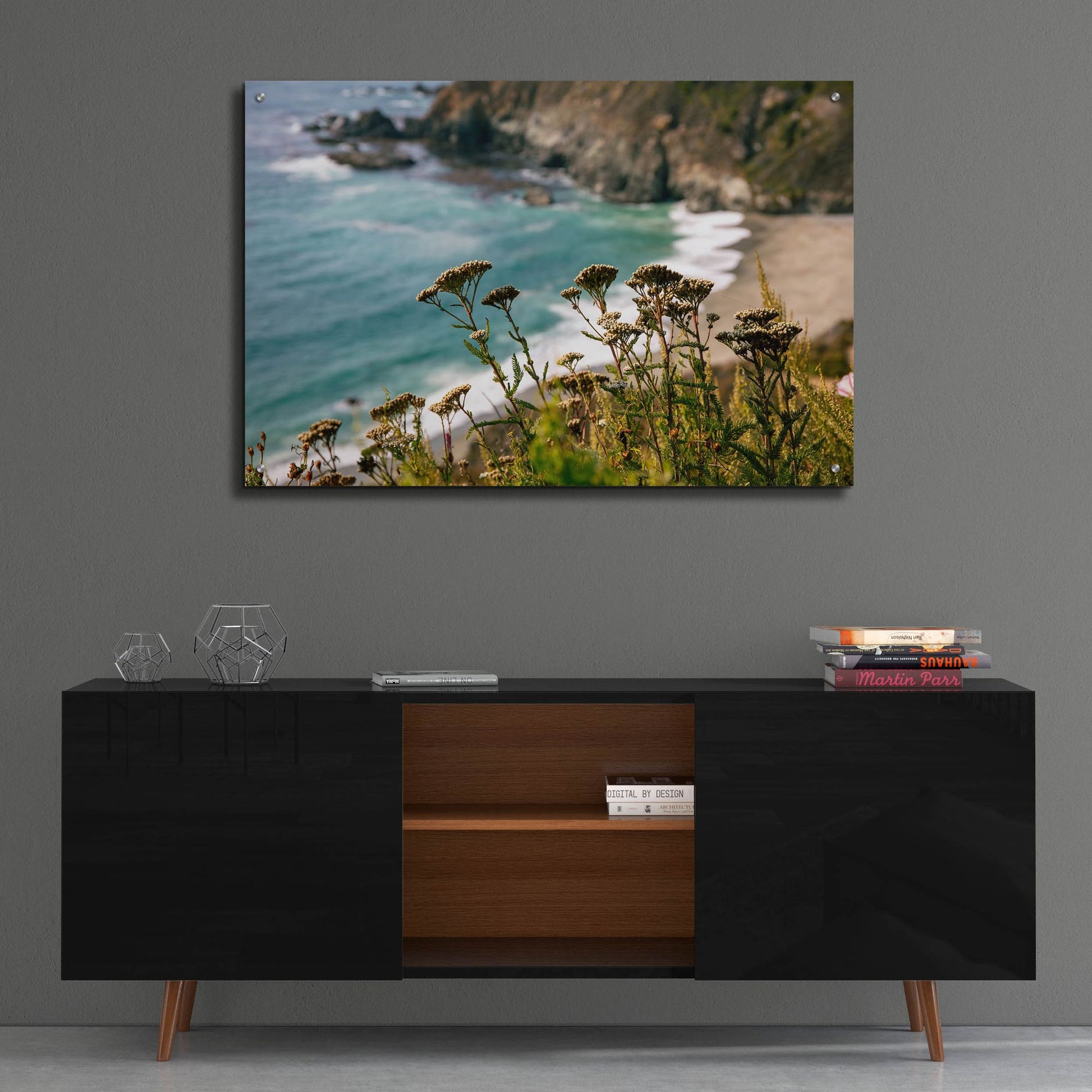 Epic Art 'California - Coast Grass' by Epic Portfolio, Acrylic Glass Wall Art,36x24