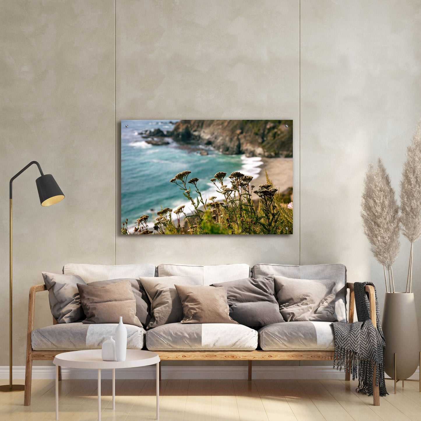 Epic Art 'California - Coast Grass' by Epic Portfolio, Acrylic Glass Wall Art,36x24