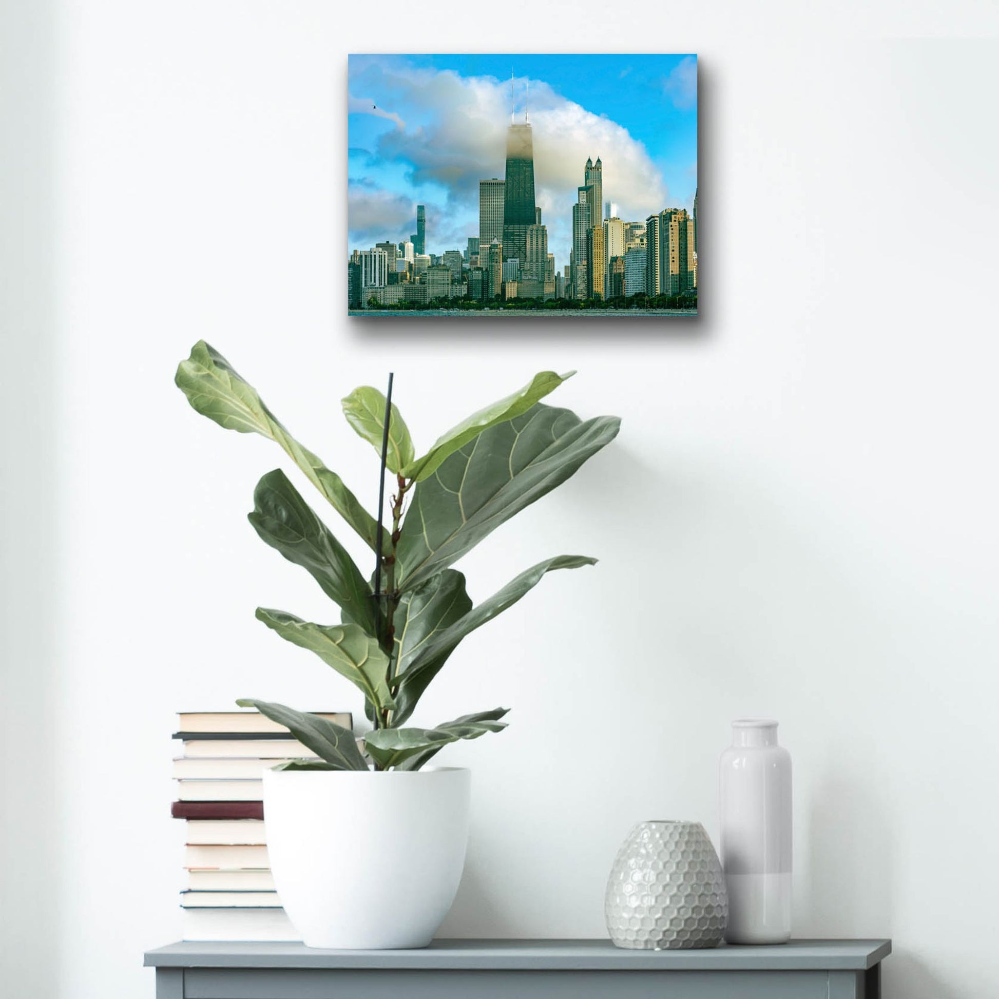 Epic Art 'North Beach Afternoon' by Epic Portfolio, Acrylic Glass Wall Art,16x12