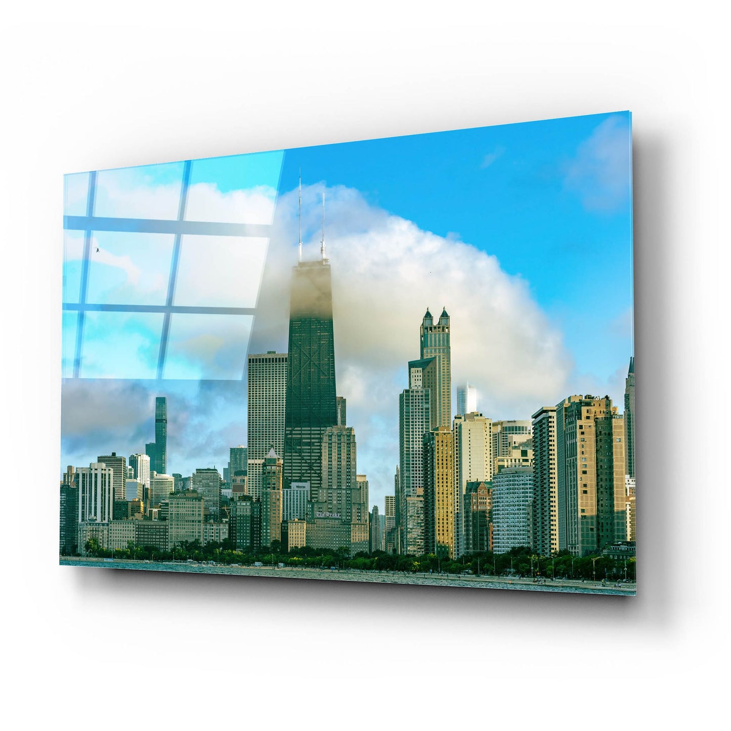 Epic Art 'North Beach Afternoon' by Epic Portfolio, Acrylic Glass Wall Art,24x16