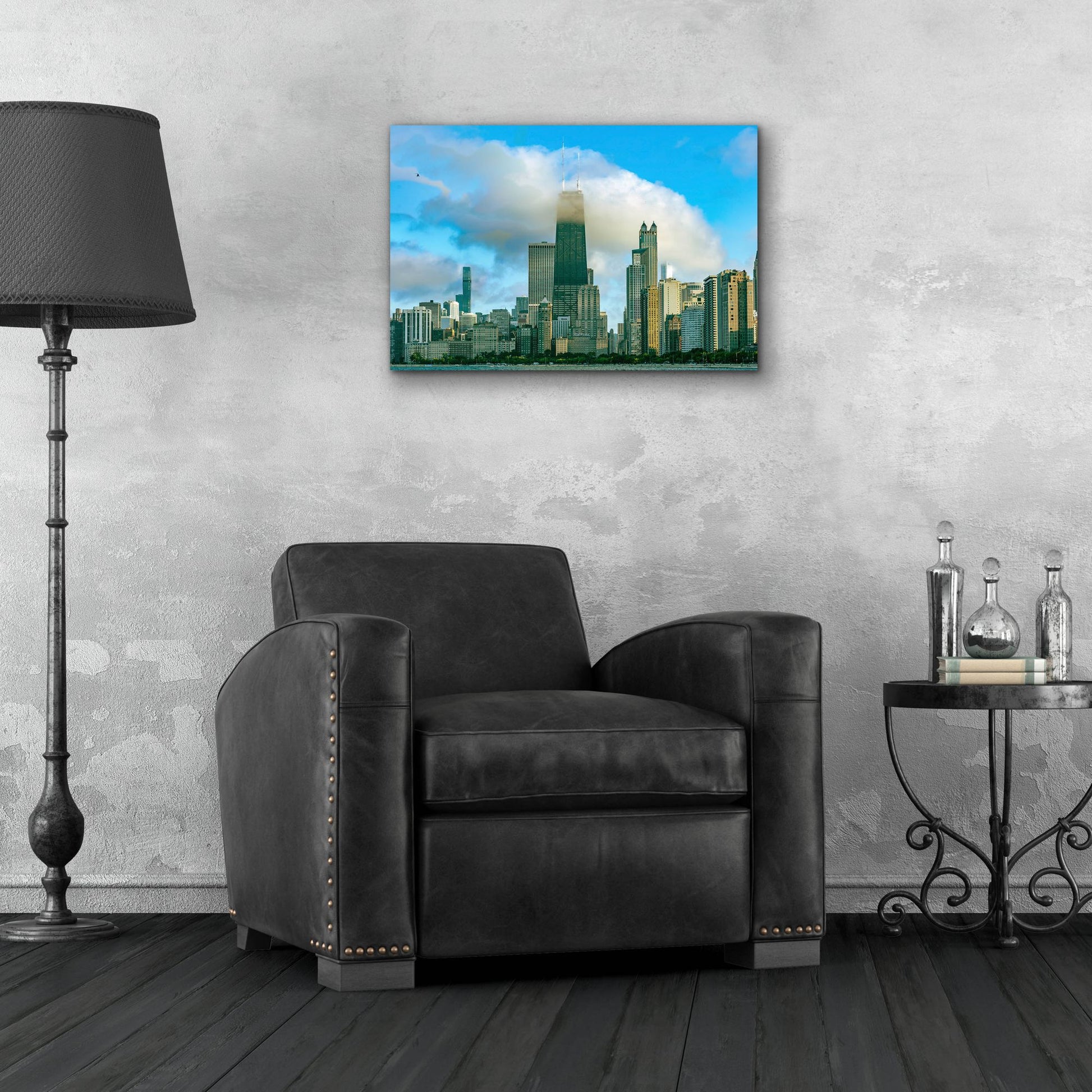 Epic Art 'North Beach Afternoon' by Epic Portfolio, Acrylic Glass Wall Art,24x16