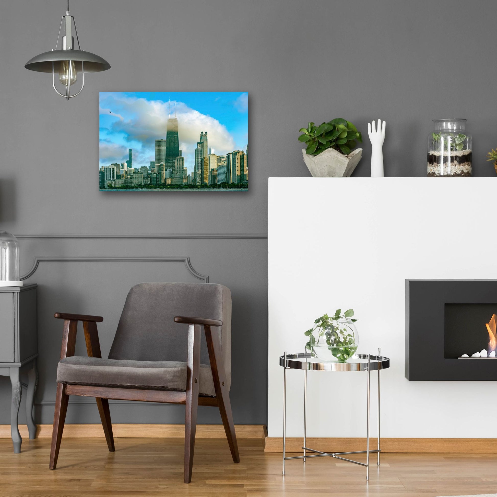 Epic Art 'North Beach Afternoon' by Epic Portfolio, Acrylic Glass Wall Art,24x16