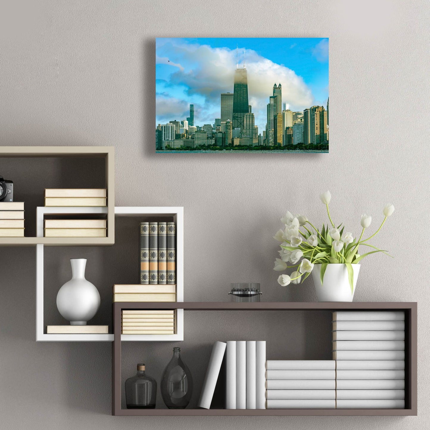 Epic Art 'North Beach Afternoon' by Epic Portfolio, Acrylic Glass Wall Art,24x16