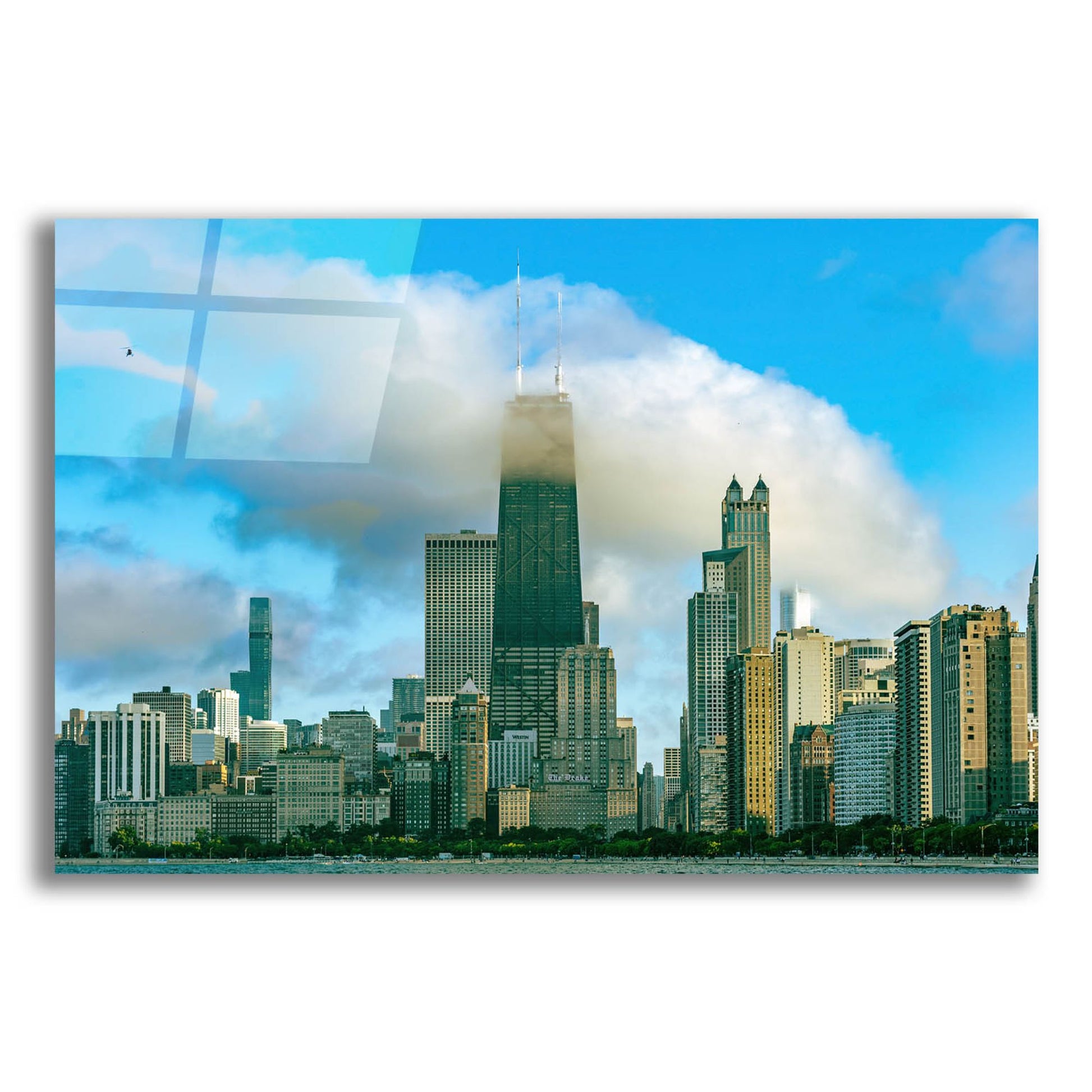 Epic Art 'North Beach Afternoon' by Epic Portfolio, Acrylic Glass Wall Art,24x16