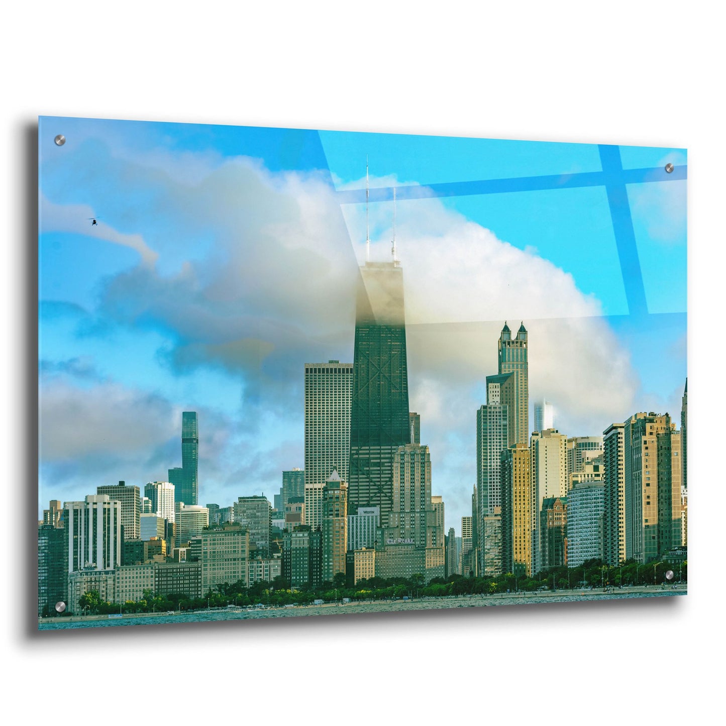 Epic Art 'North Beach Afternoon' by Epic Portfolio, Acrylic Glass Wall Art,36x24