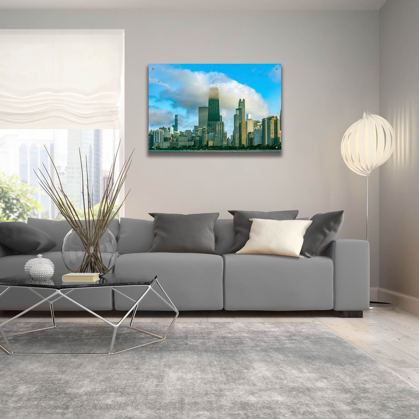 Epic Art 'North Beach Afternoon' by Epic Portfolio, Acrylic Glass Wall Art,36x24