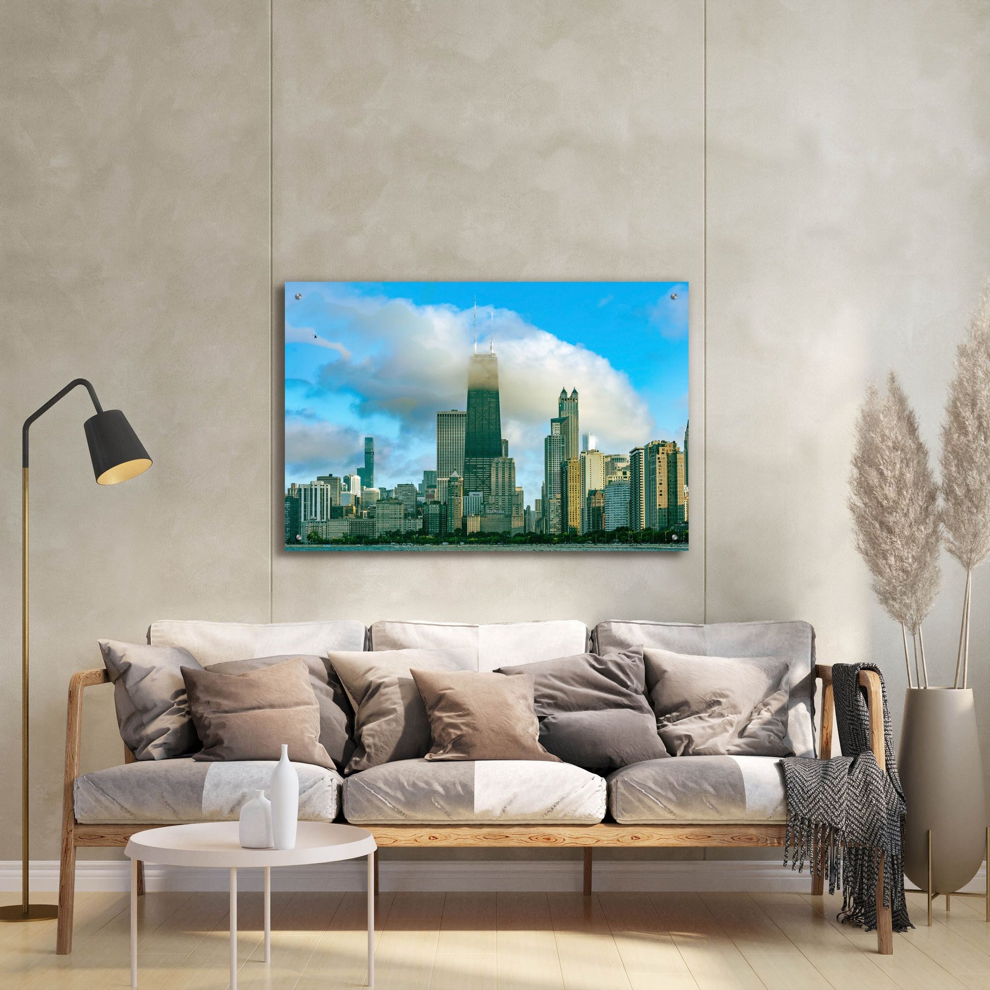 Epic Art 'North Beach Afternoon' by Epic Portfolio, Acrylic Glass Wall Art,36x24