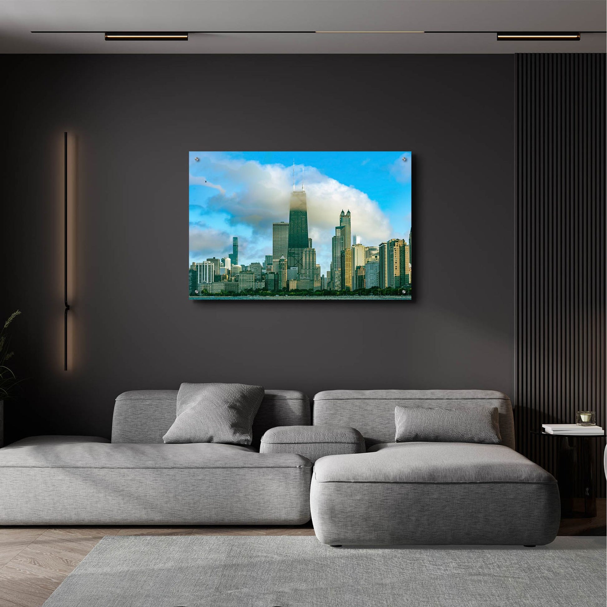 Epic Art 'North Beach Afternoon' by Epic Portfolio, Acrylic Glass Wall Art,36x24