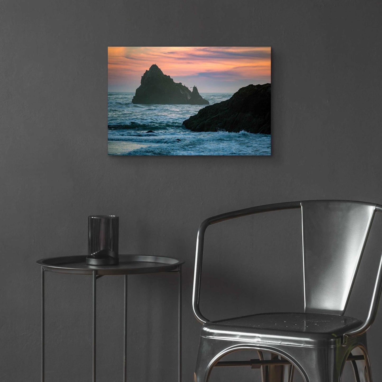 Epic Art 'Sunset Island' by Epic Portfolio, Acrylic Glass Wall Art,24x16