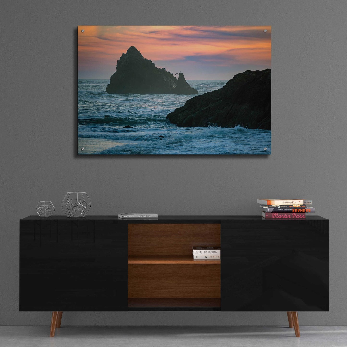 Epic Art 'Sunset Island' by Epic Portfolio, Acrylic Glass Wall Art,36x24