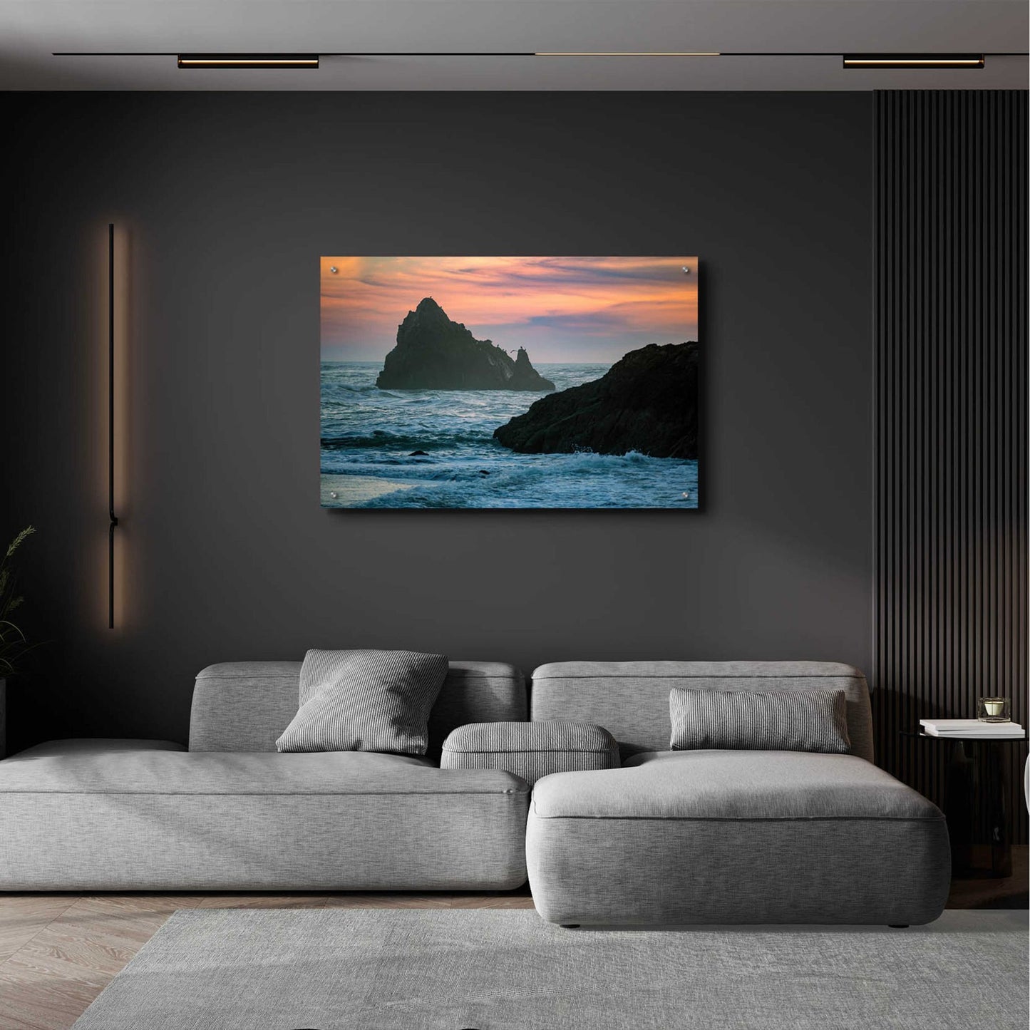 Epic Art 'Sunset Island' by Epic Portfolio, Acrylic Glass Wall Art,36x24