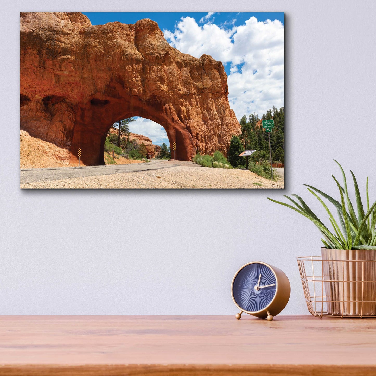 Epic Art 'Utah - Arch Tunnel' by Epic Portfolio, Acrylic Glass Wall Art,16x12