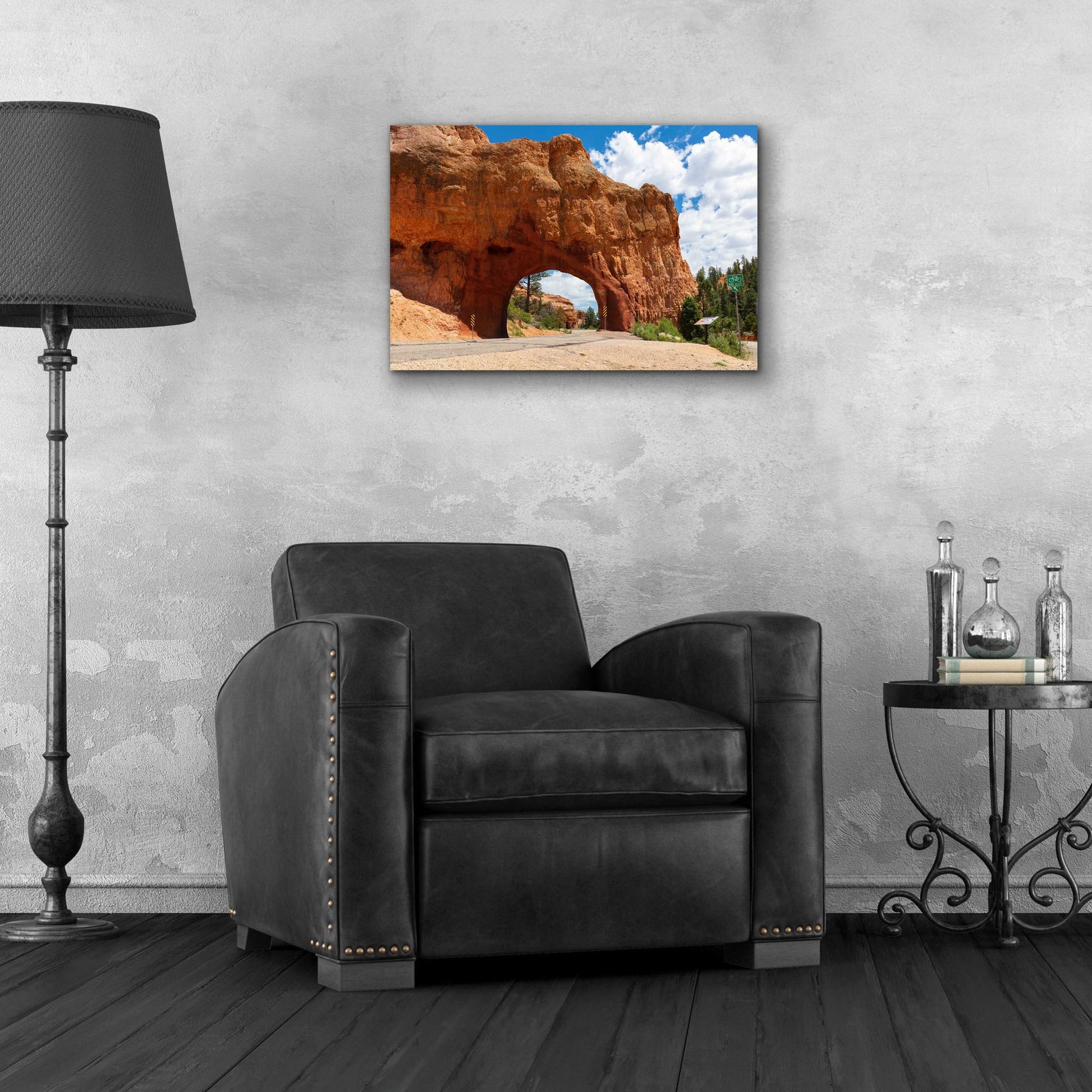 Epic Art 'Utah - Arch Tunnel' by Epic Portfolio, Acrylic Glass Wall Art,24x16