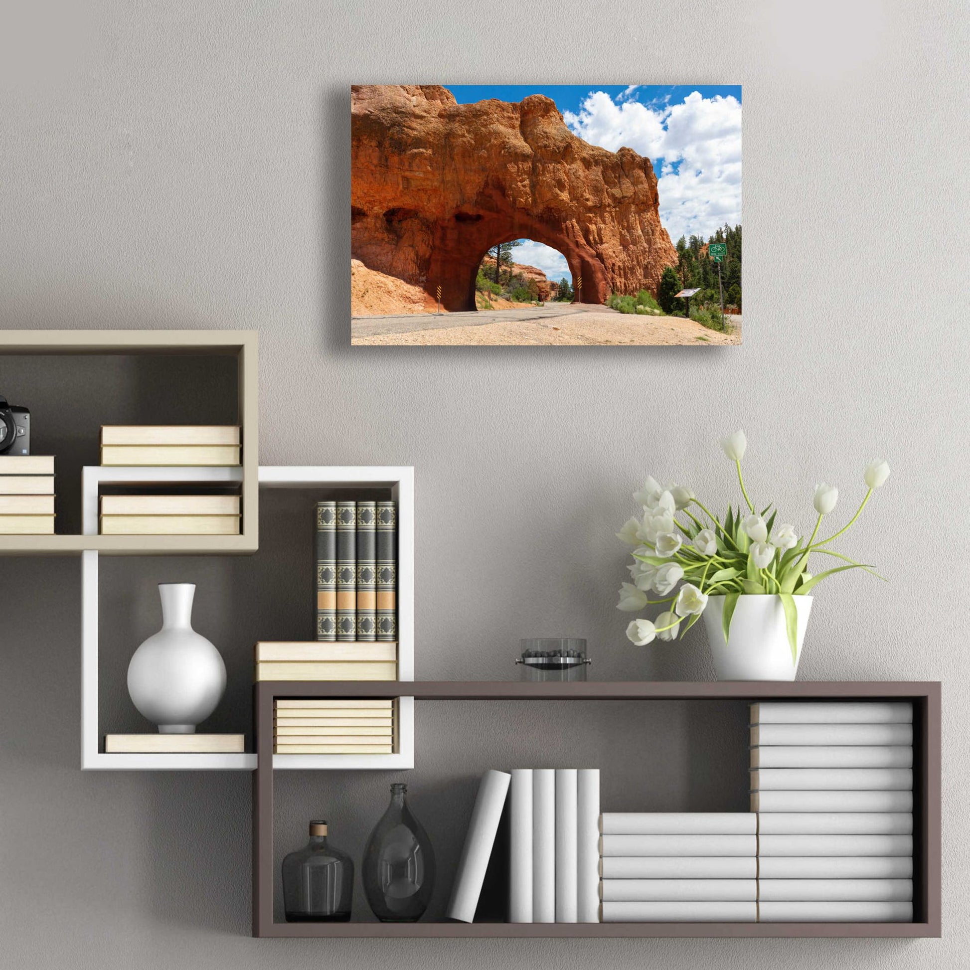 Epic Art 'Utah - Arch Tunnel' by Epic Portfolio, Acrylic Glass Wall Art,24x16