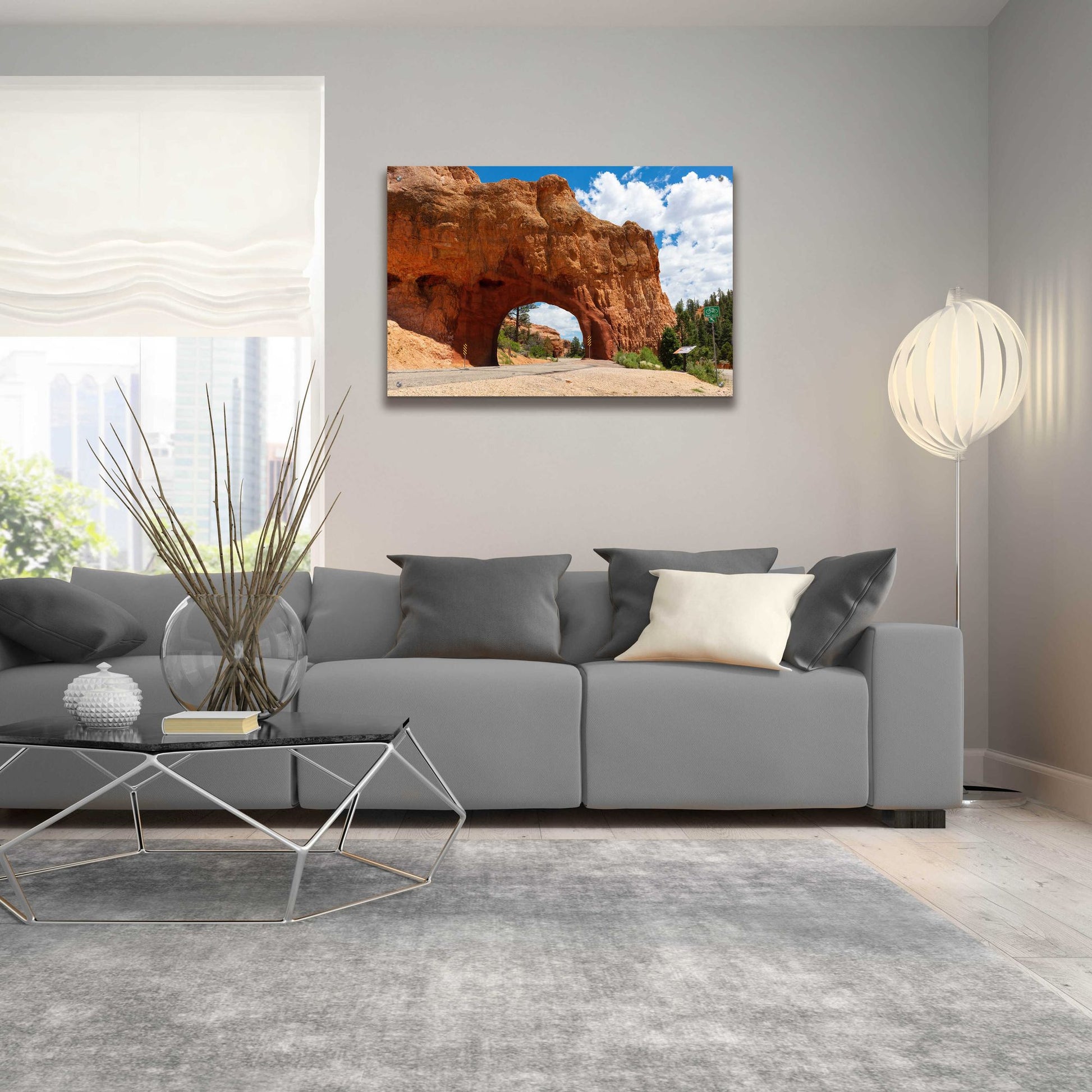 Epic Art 'Utah - Arch Tunnel' by Epic Portfolio, Acrylic Glass Wall Art,36x24