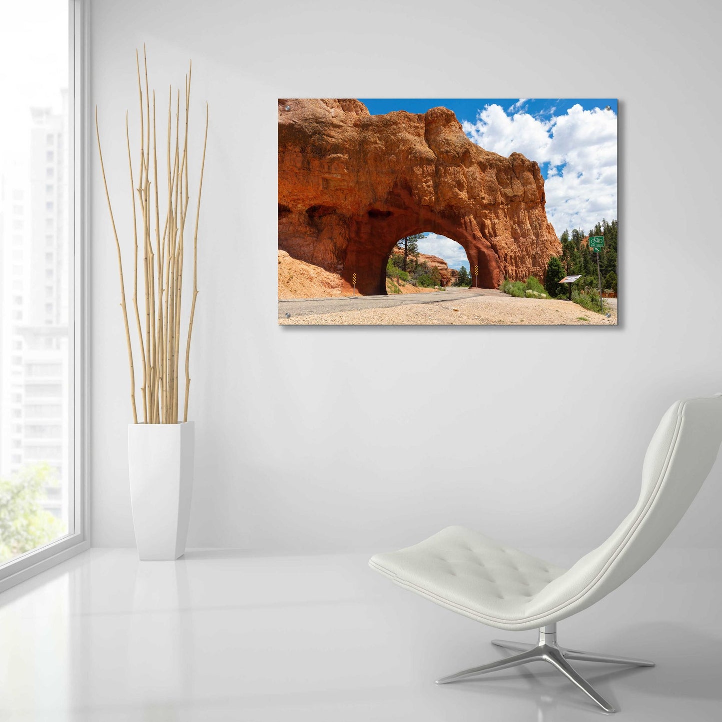 Epic Art 'Utah - Arch Tunnel' by Epic Portfolio, Acrylic Glass Wall Art,36x24