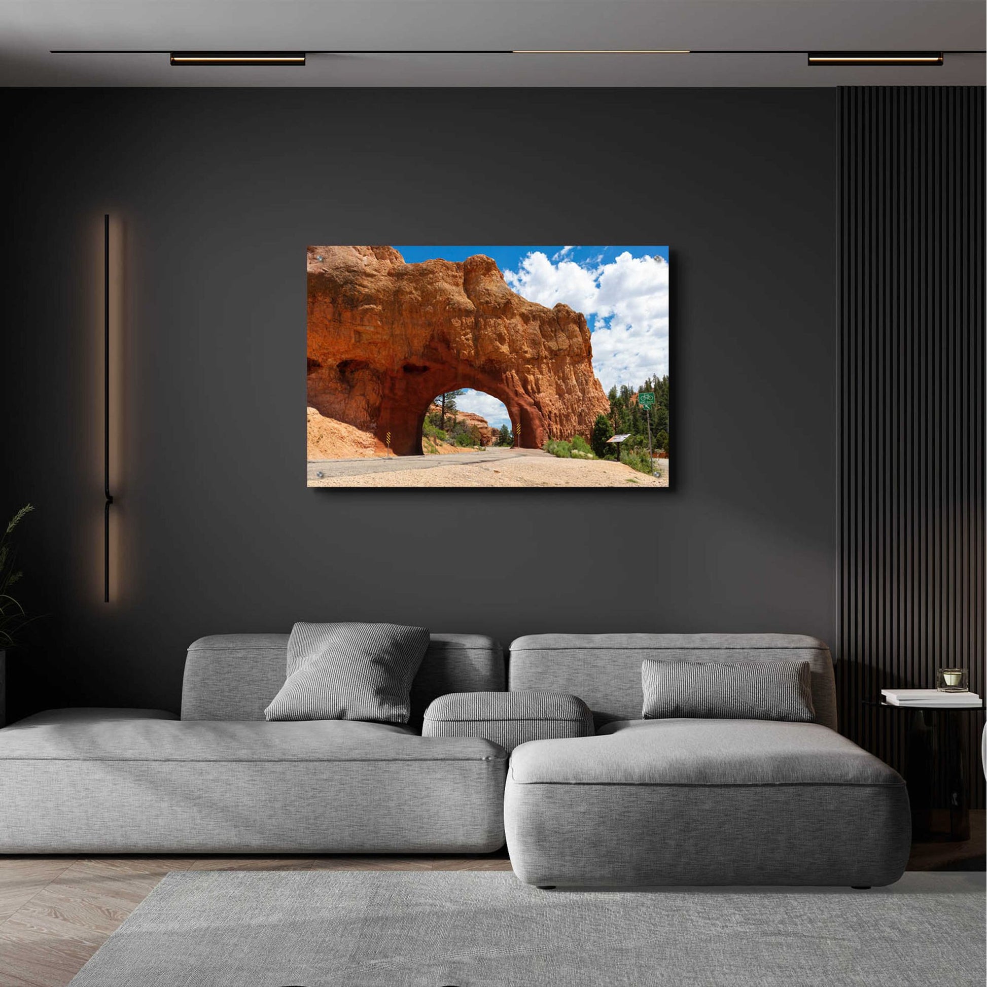 Epic Art 'Utah - Arch Tunnel' by Epic Portfolio, Acrylic Glass Wall Art,36x24