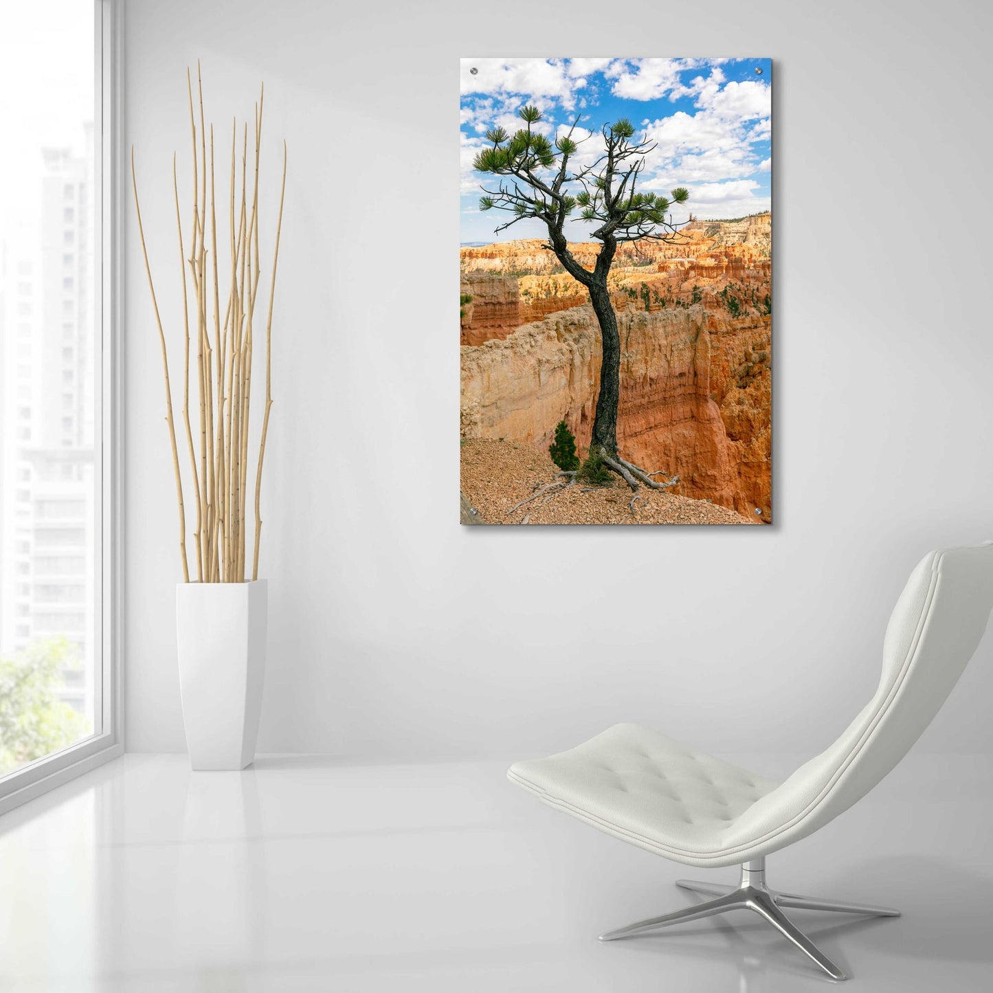 Epic Art 'Utah - Bryce Canyon Tree' by Epic Portfolio, Acrylic Glass Wall Art,24x36