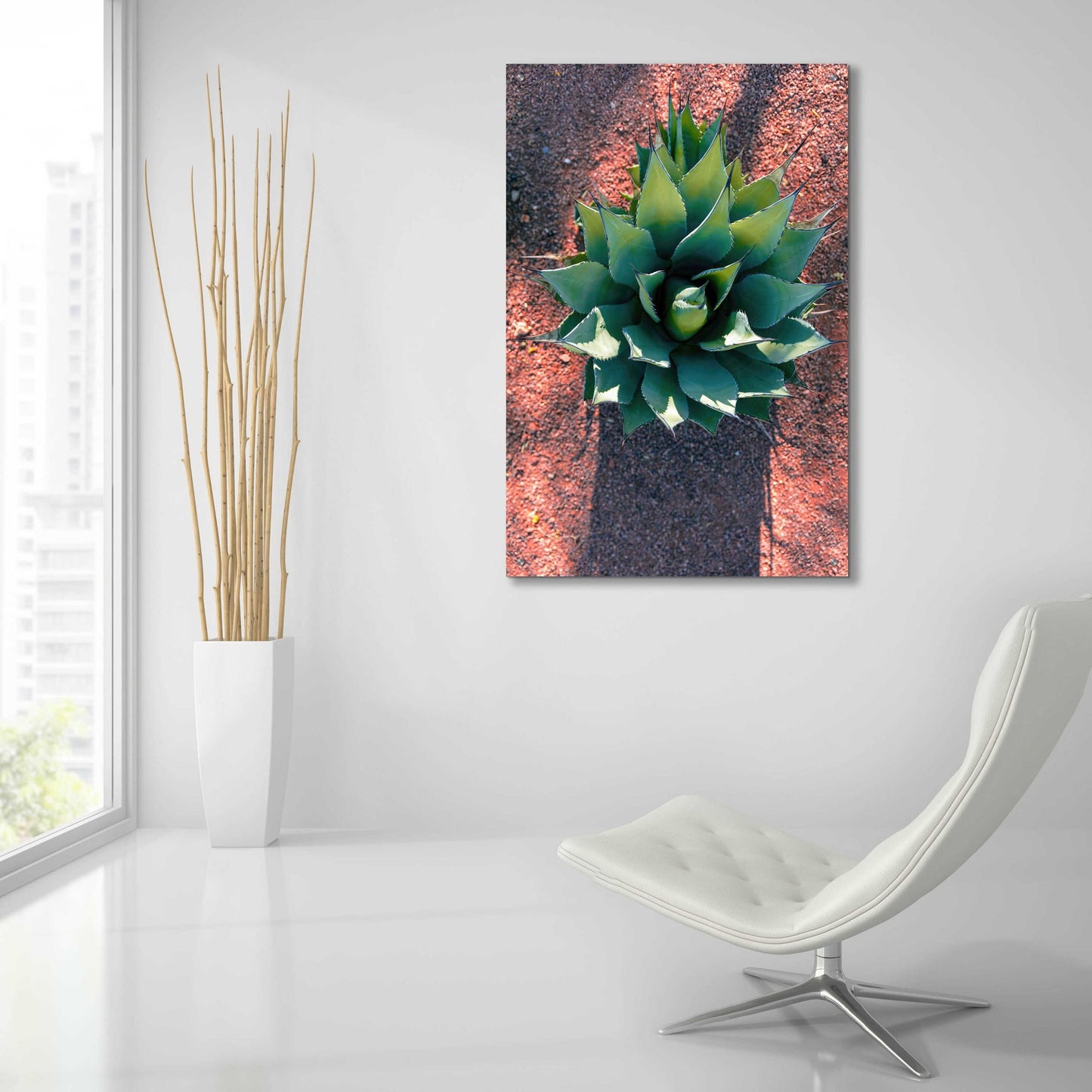 Epic Art 'Utah - Cactus 1' by Epic Portfolio, Acrylic Glass Wall Art,24x36