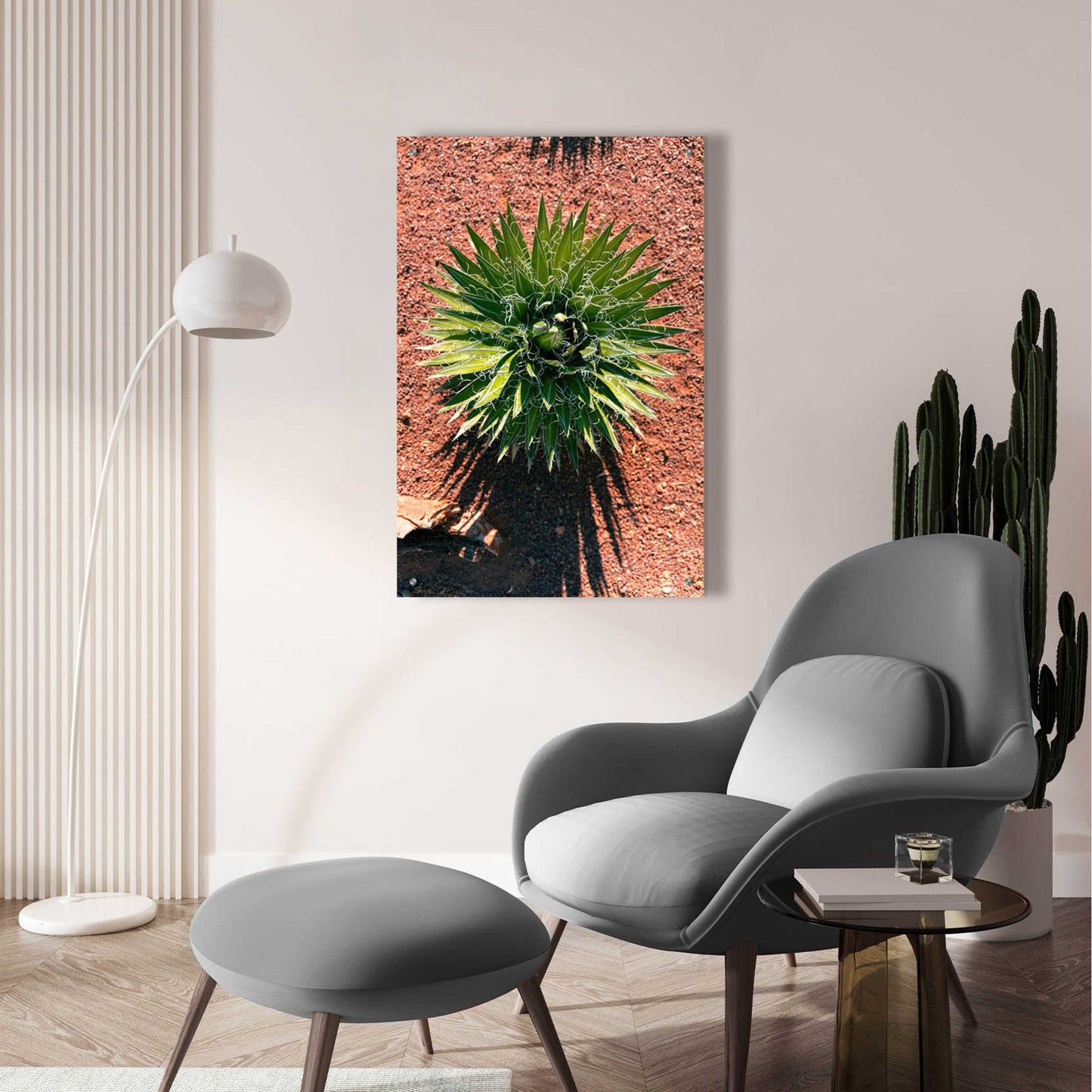 Epic Art 'Utah - Cactus 2' by Epic Portfolio, Acrylic Glass Wall Art,24x36