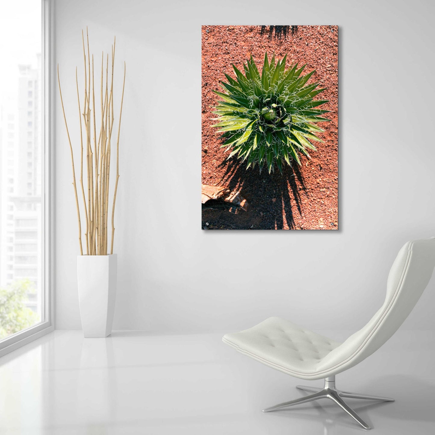 Epic Art 'Utah - Cactus 2' by Epic Portfolio, Acrylic Glass Wall Art,24x36