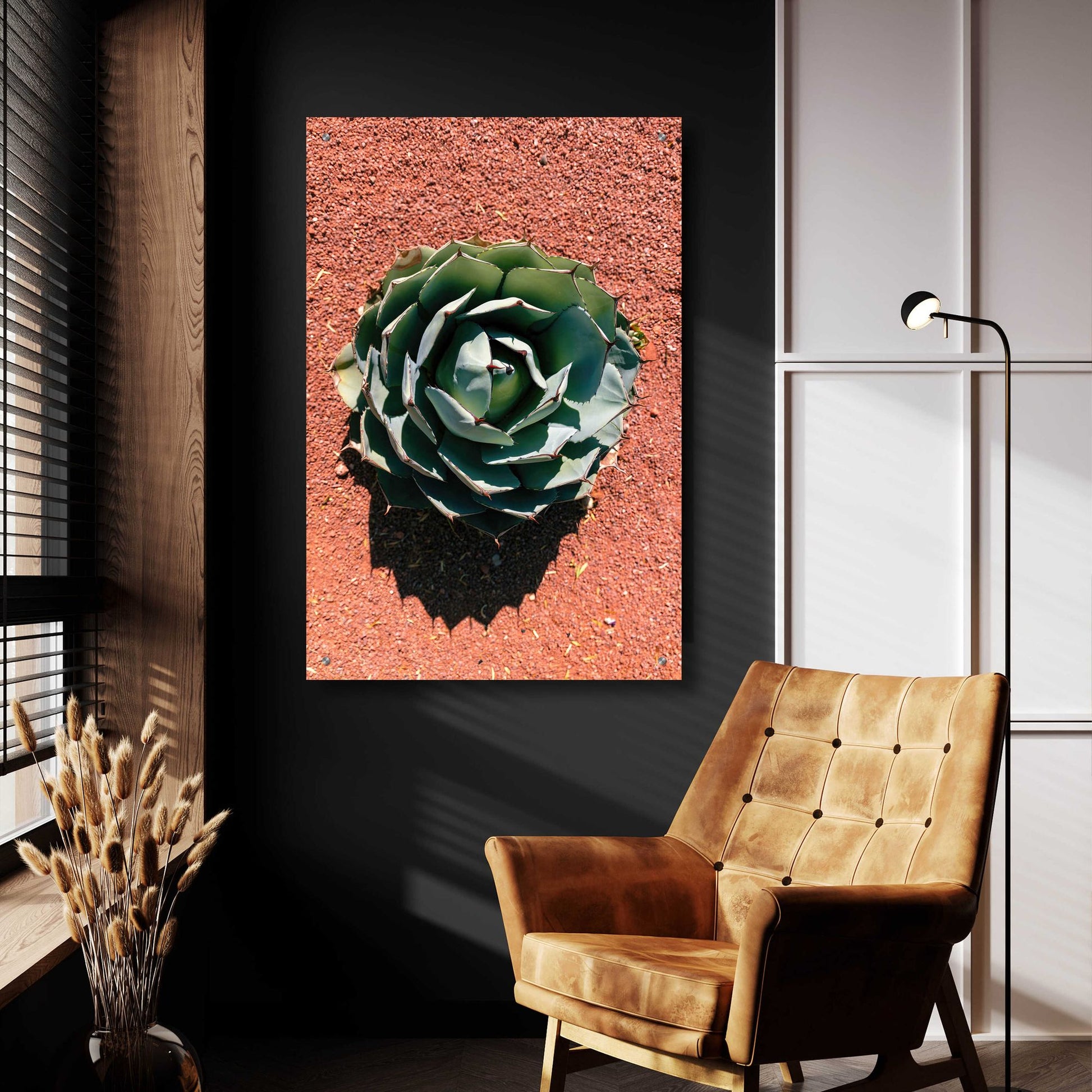 Epic Art 'Utah - Cactus 3' by Epic Portfolio, Acrylic Glass Wall Art,24x36