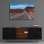 Epic Art 'Desert Road' by Epic Portfolio, Acrylic Glass Wall Art,36x24