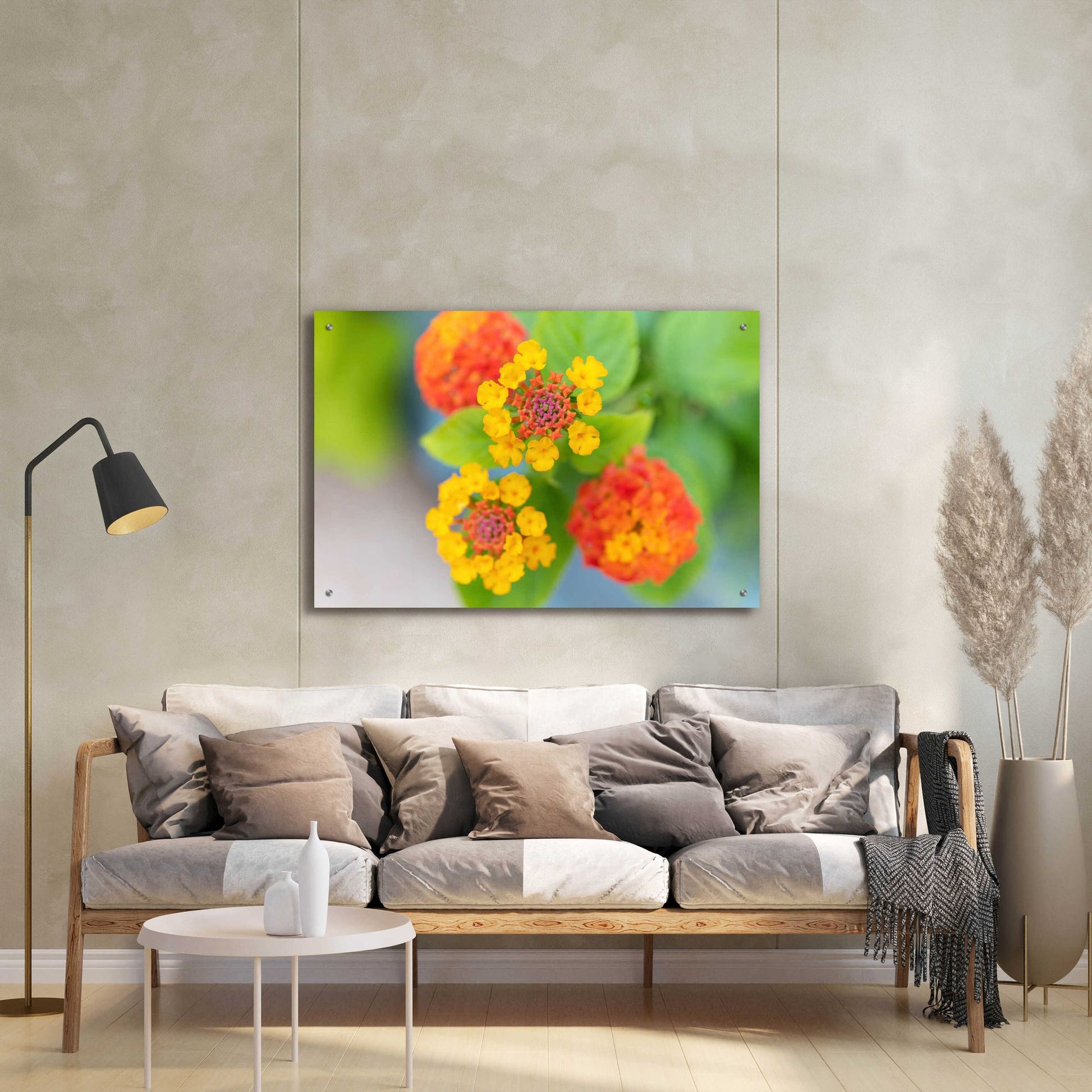 Epic Art 'Flowers' by Epic Portfolio, Acrylic Glass Wall Art,36x24