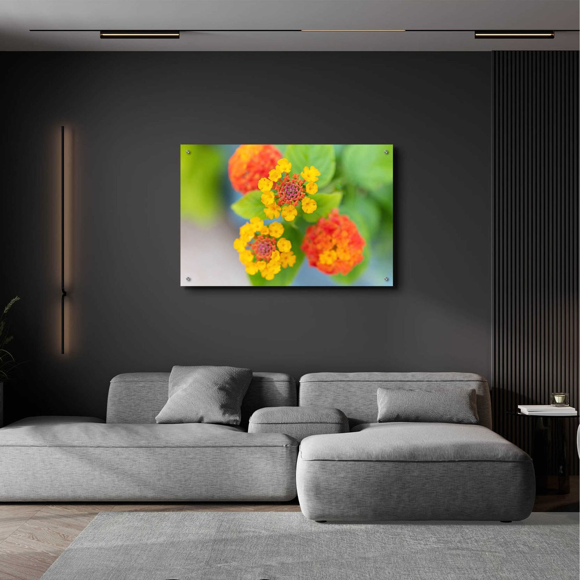 Epic Art 'Flowers' by Epic Portfolio, Acrylic Glass Wall Art,36x24