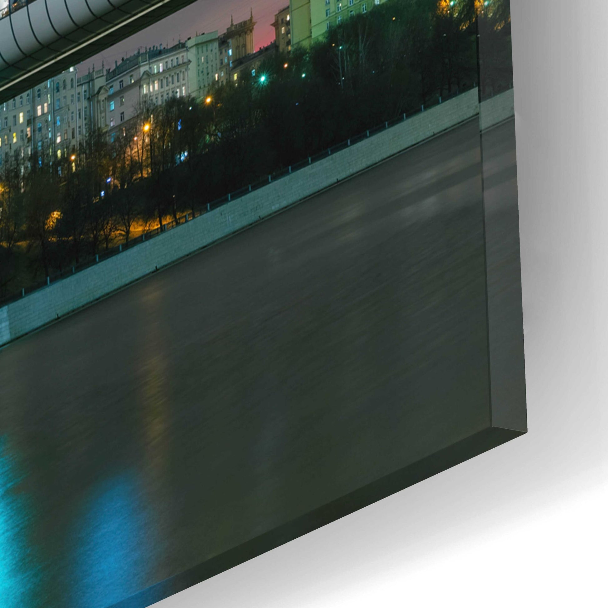 Epic Art 'Moscow - Bargation Bridge' by Epic Portfolio, Acrylic Glass Wall Art,16x12