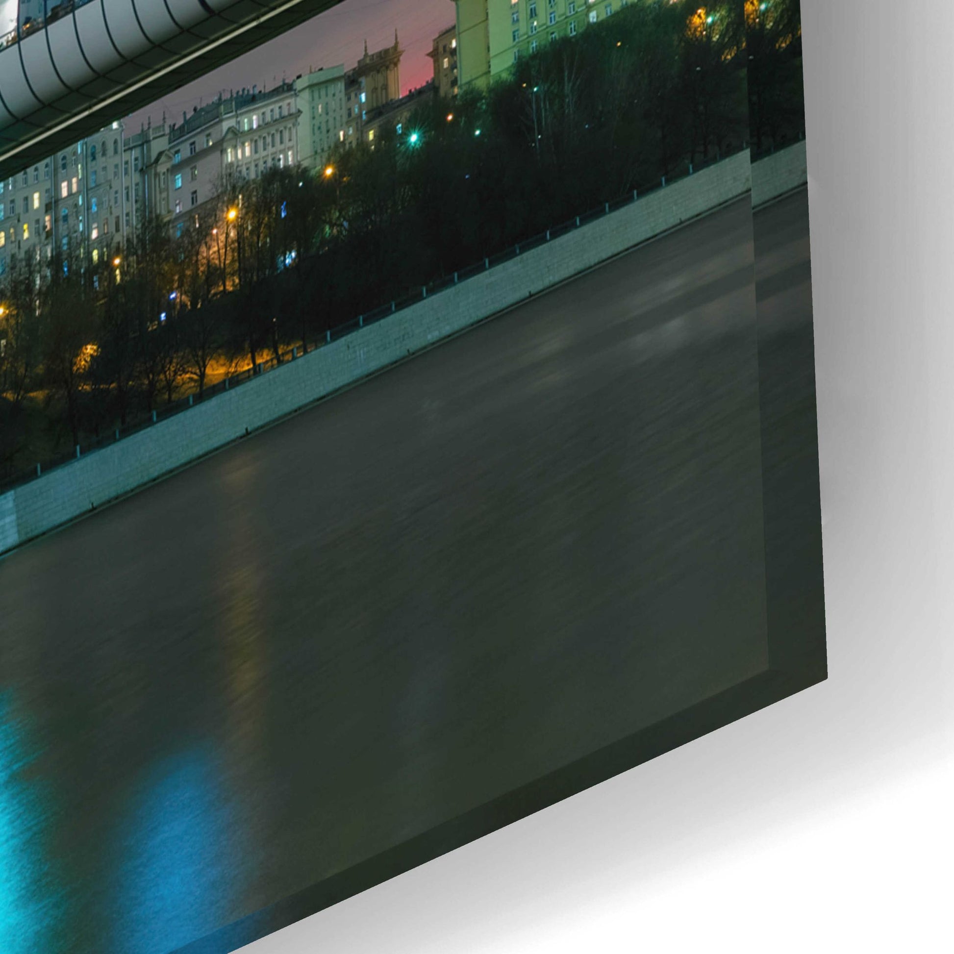 Epic Art 'Moscow - Bargation Bridge' by Epic Portfolio, Acrylic Glass Wall Art,24x16